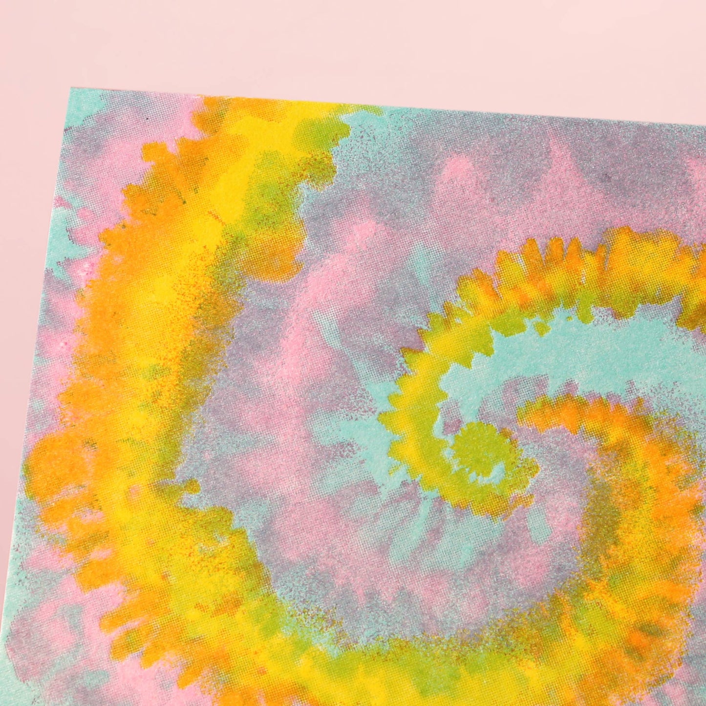Tie Dye Pattern Letterpress Card Box Set