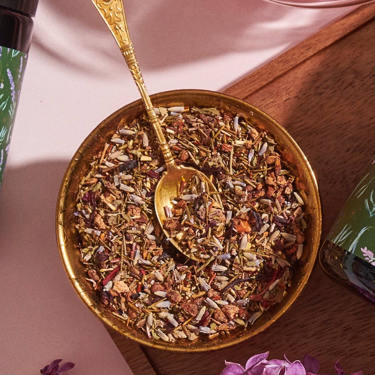 Blueberry Lavender Mint: Cosmic Garden Iced Tea