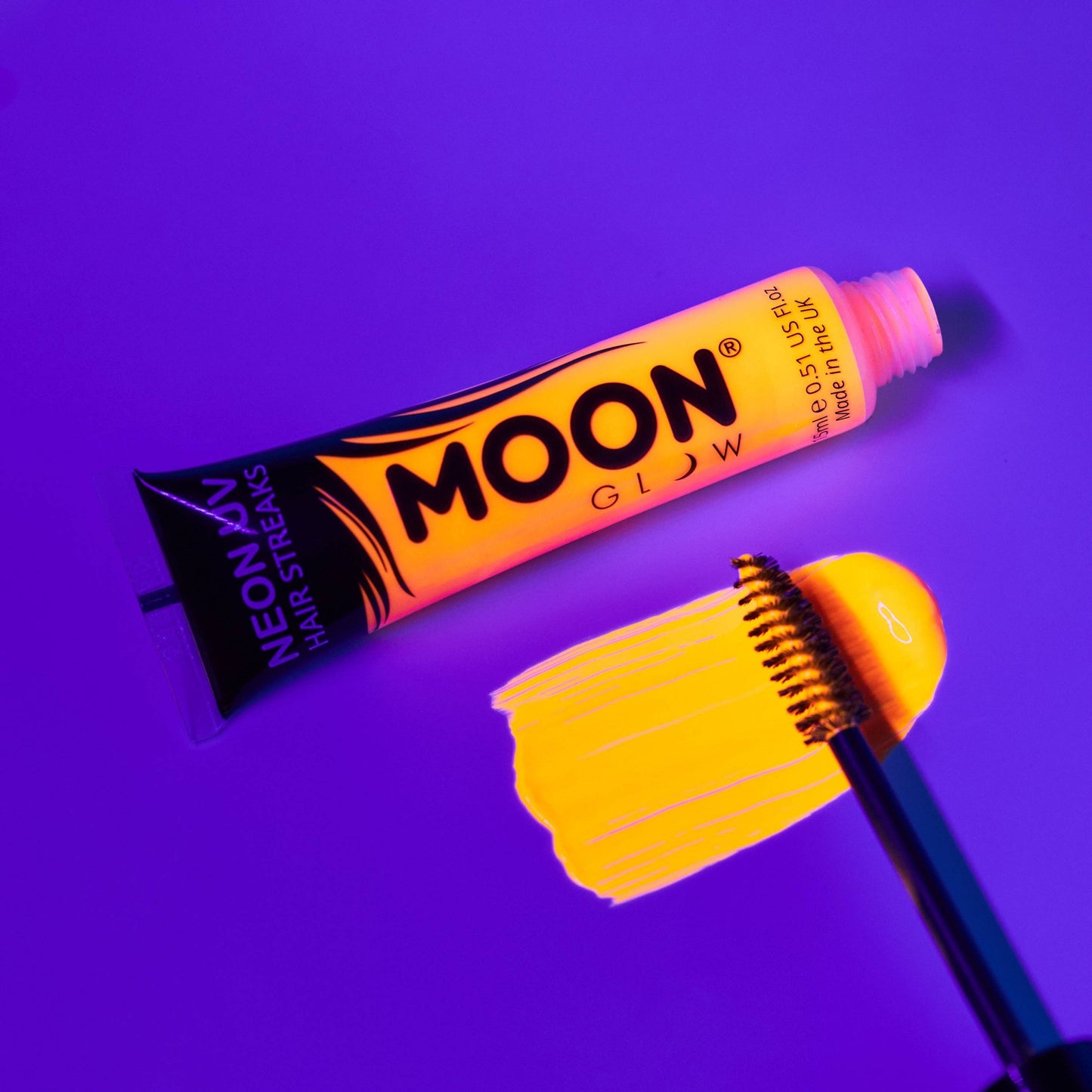 Neon UV Glow Blacklight Hair Streaks