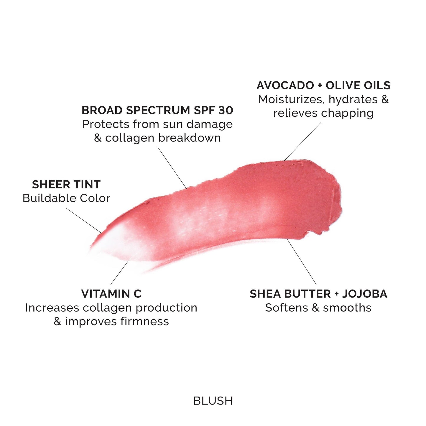 Hydrating Sheer Lip Balm SPF 30 Blush