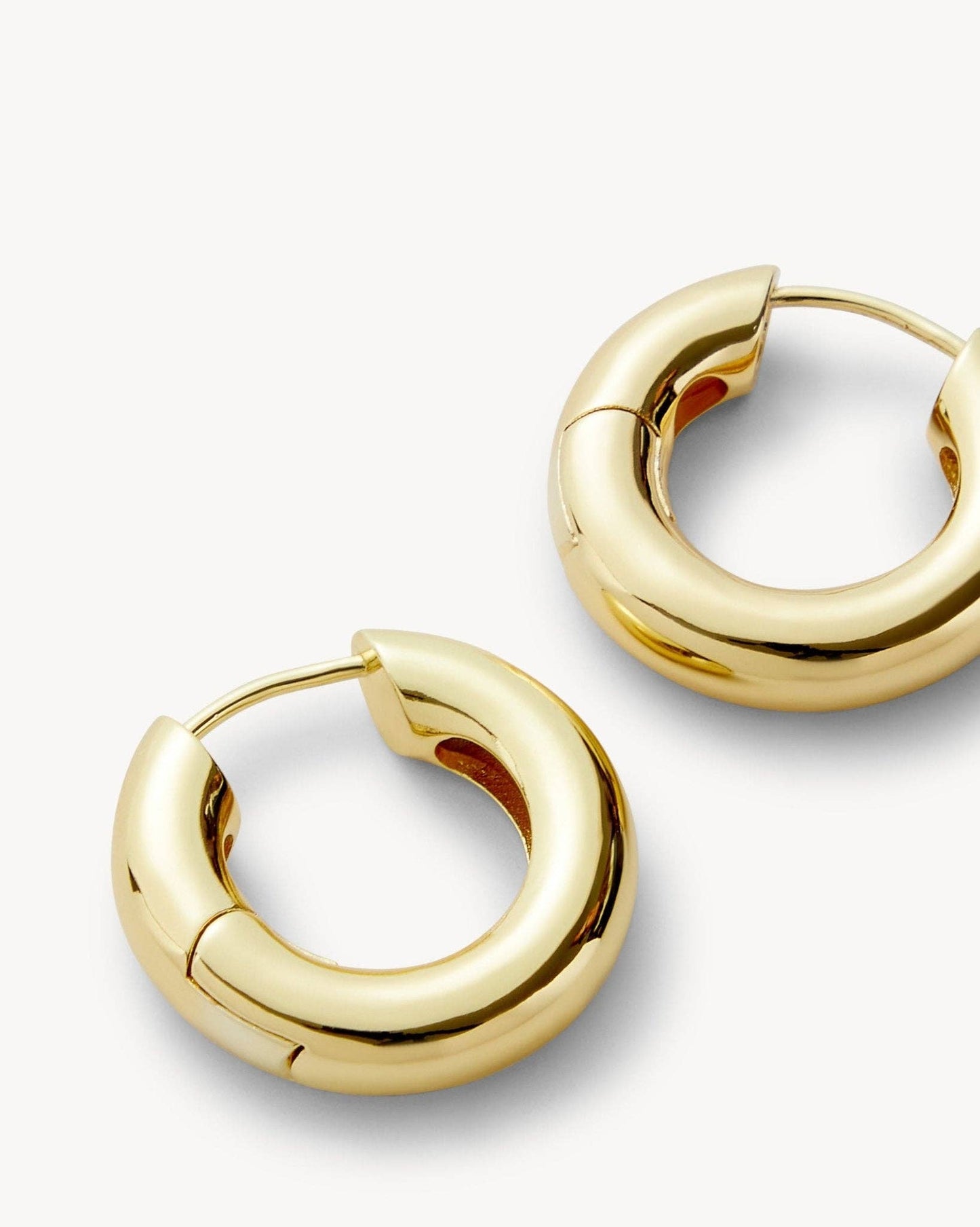Chunky Hoops in Gold