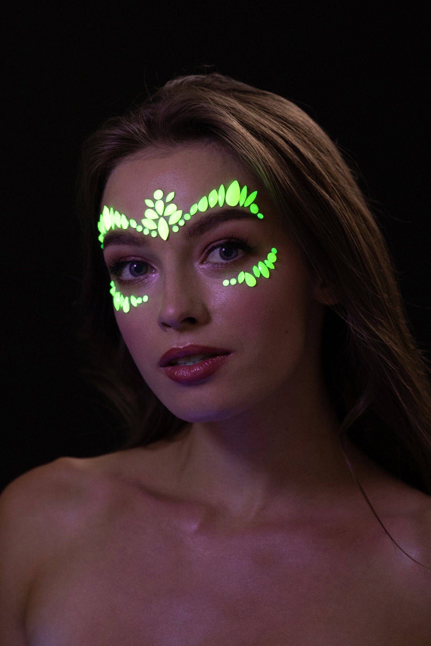 Neon UV Glow Blacklight Adhesive Gems, Jewels & Rhinestones