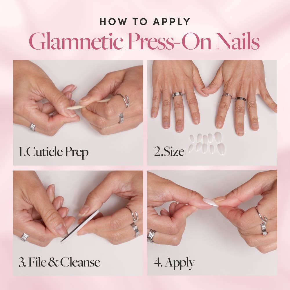 Soft Blue Press-On Nails | Short Almond