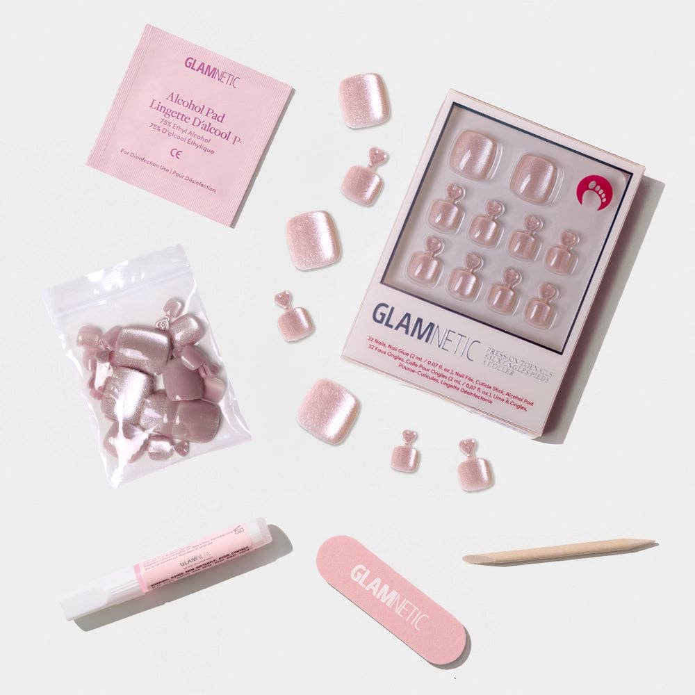 The Vow Nude Velvet Toe Press-On Nails