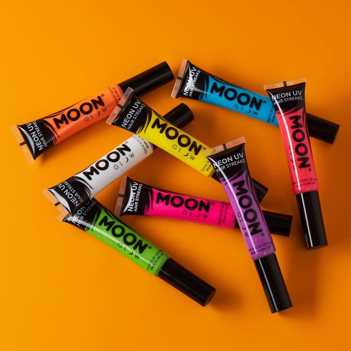 Neon UV Glow Blacklight Hair Streaks