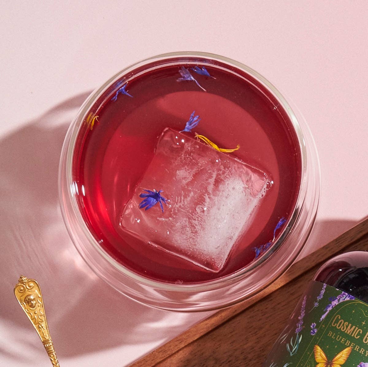 Blueberry Lavender Mint: Cosmic Garden Iced Tea