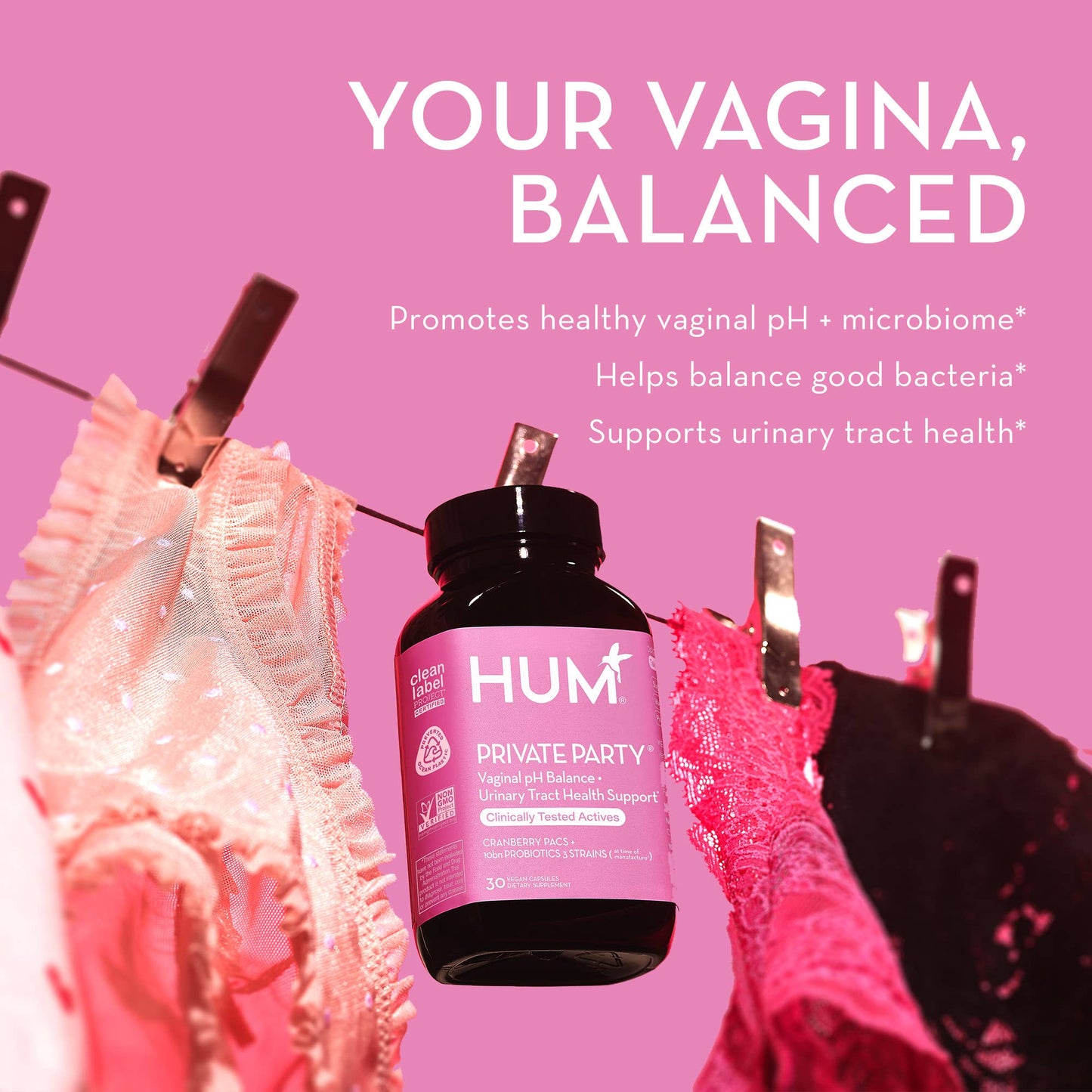 Private Party Vaginal Probiotic Capsules for PH Balance