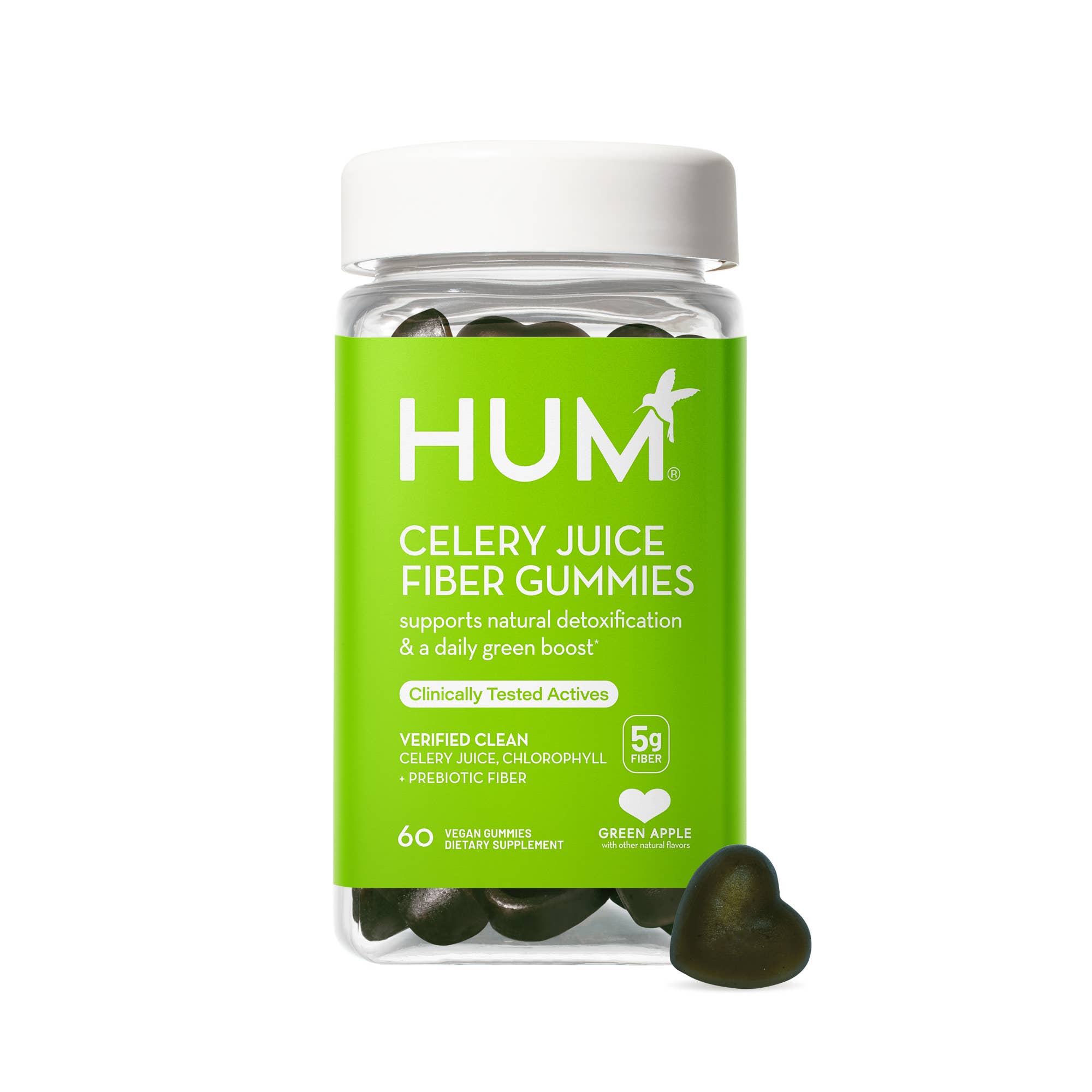 Celery Juice Fiber Gummies for Added Fiber & Detox