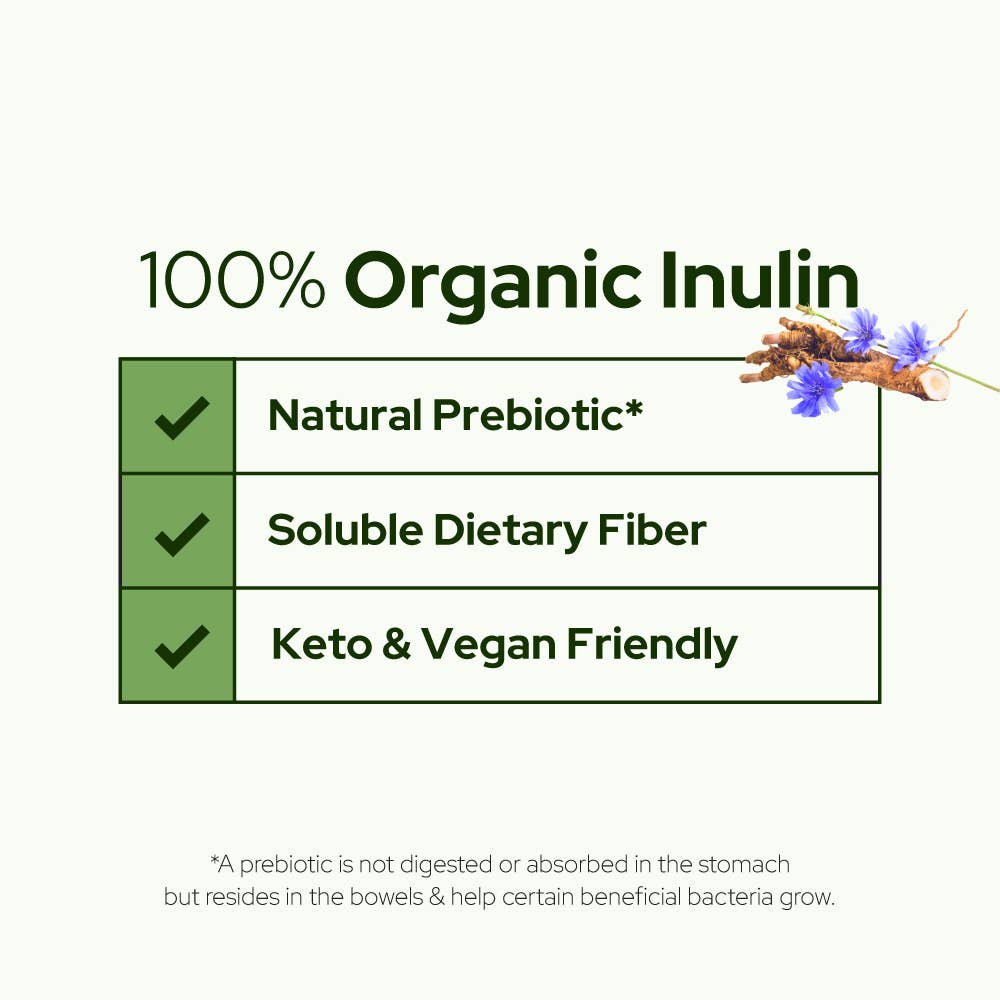 Organic Inulin Daily Prebiotic Fiber