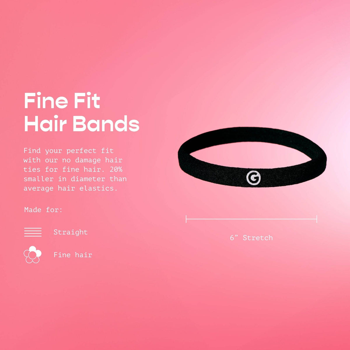 Hair Ties For Fine or Thinner Hair - Bounce Back