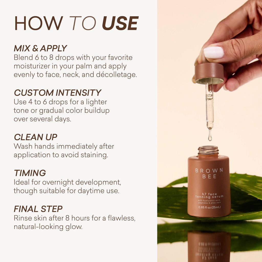 H7 Face Tanning Serum
