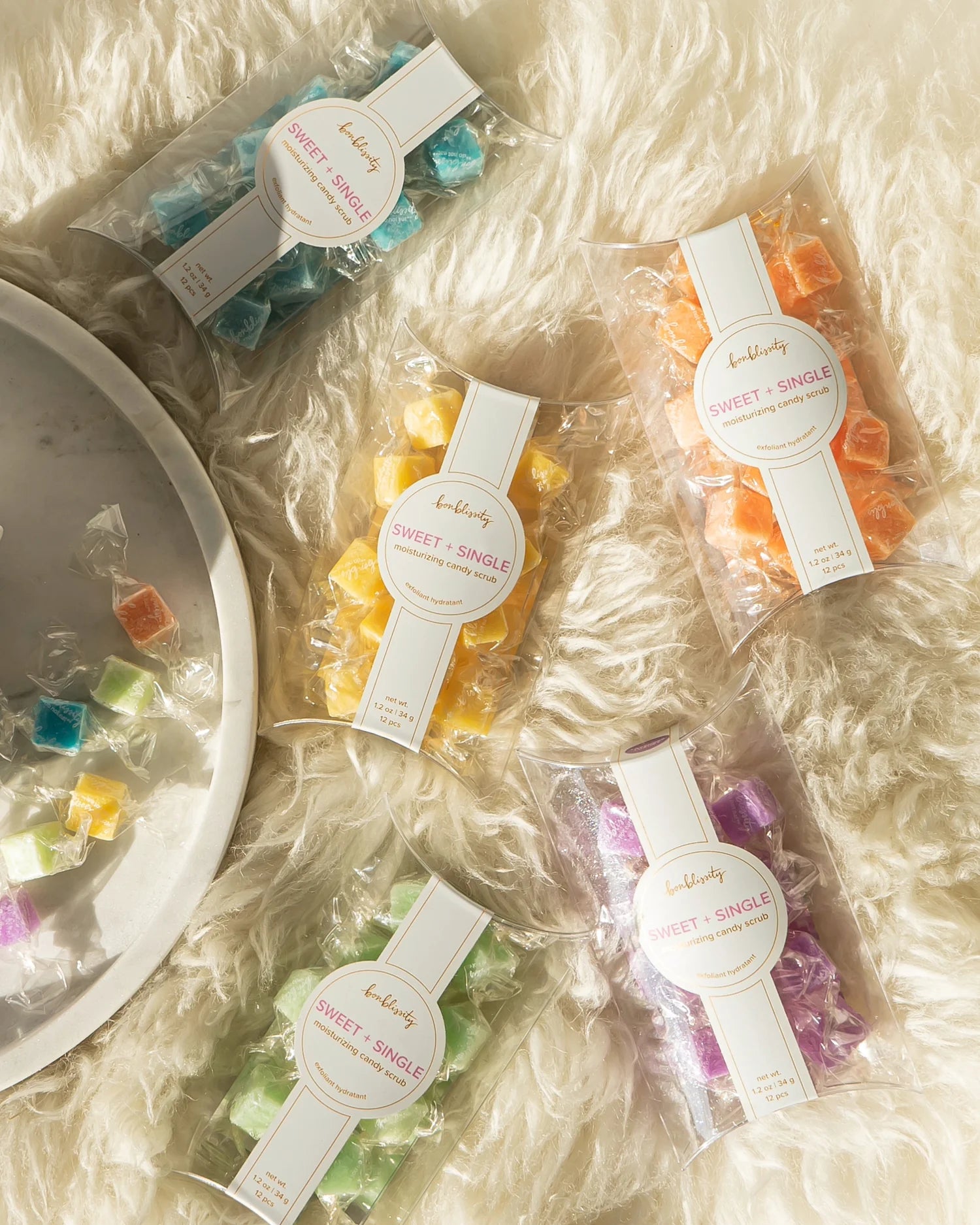 Mini-Me Sugar Cube Candy Scrub Set