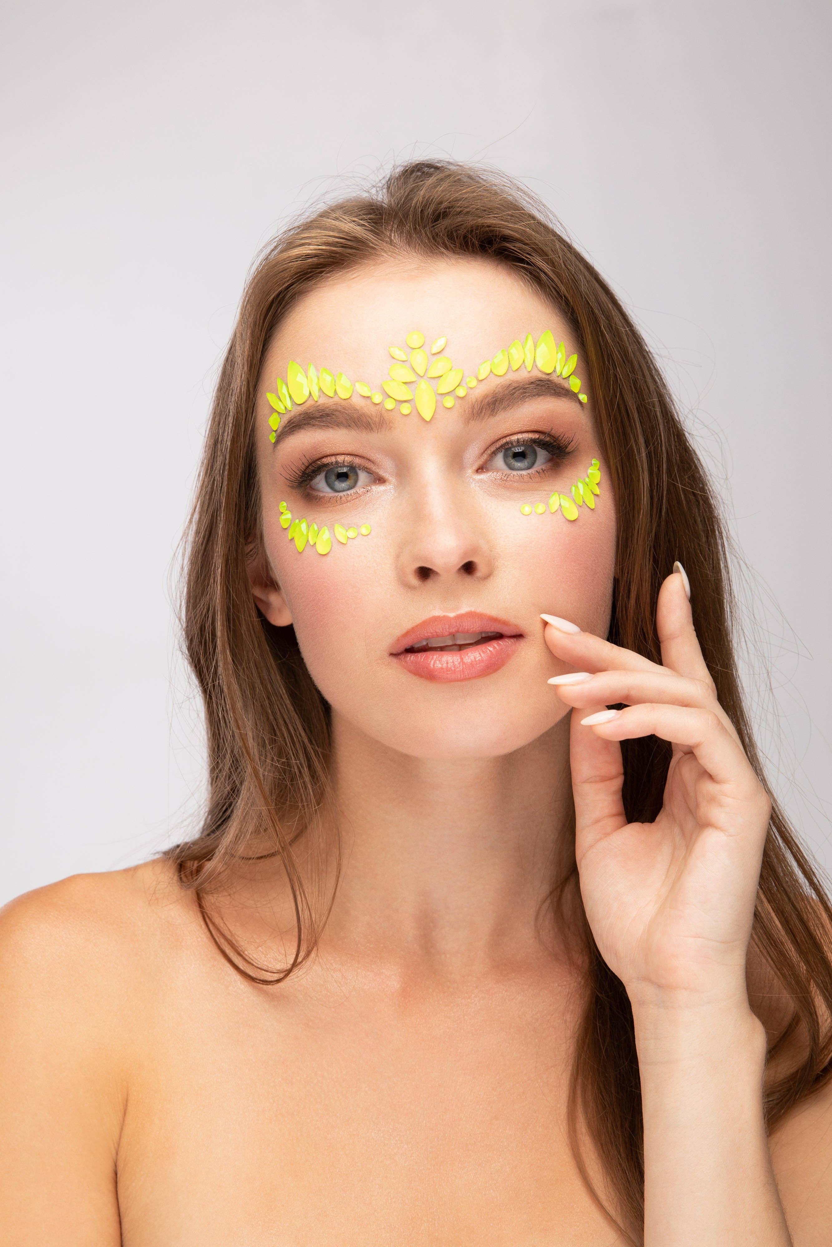 Neon UV Glow Blacklight Adhesive Gems, Jewels & Rhinestones