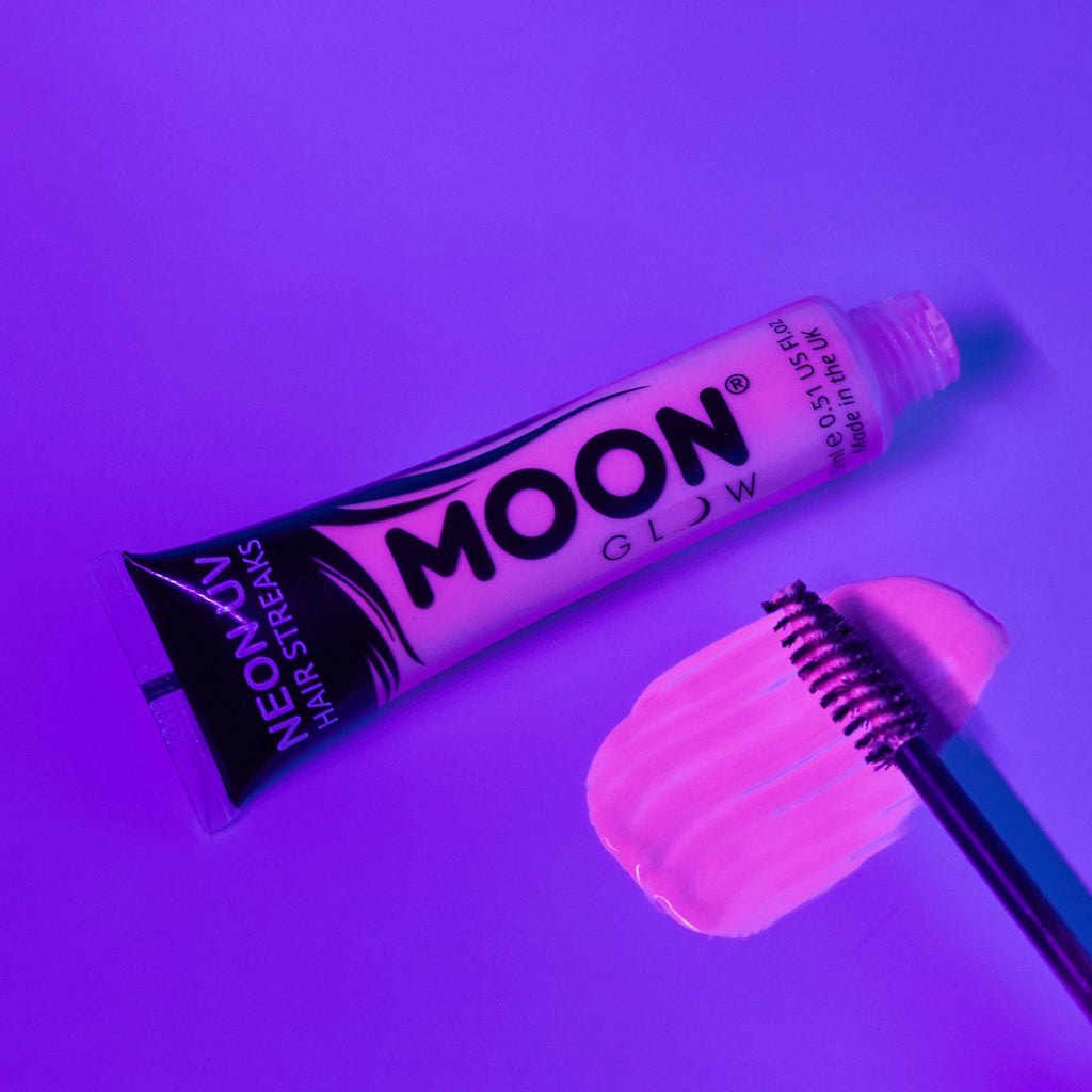 Neon UV Glow Blacklight Hair Streaks