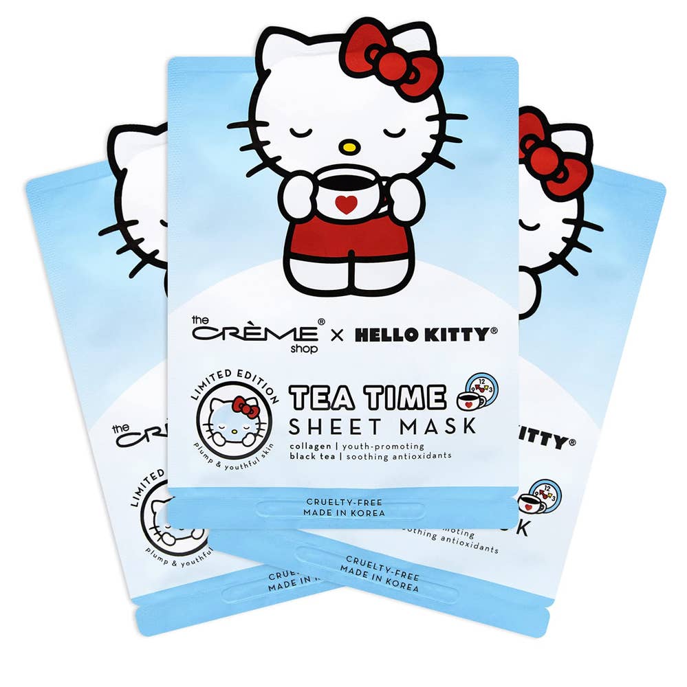 THE CREME SHOP X HELLO KITTY TEA TIME SHEET MASK