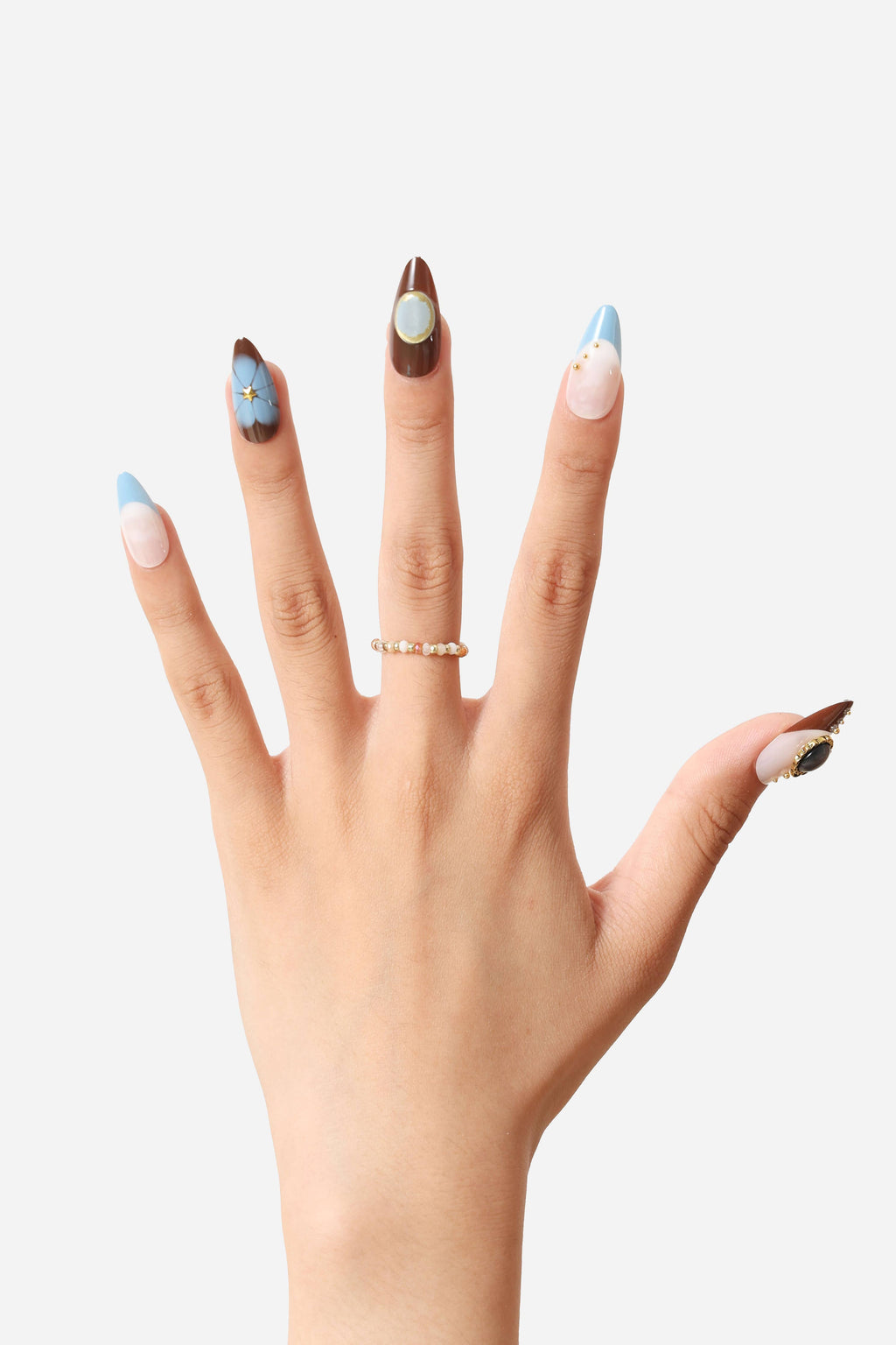 FAWNING OVER YOU - ALMOND PRESS-ON NAILS