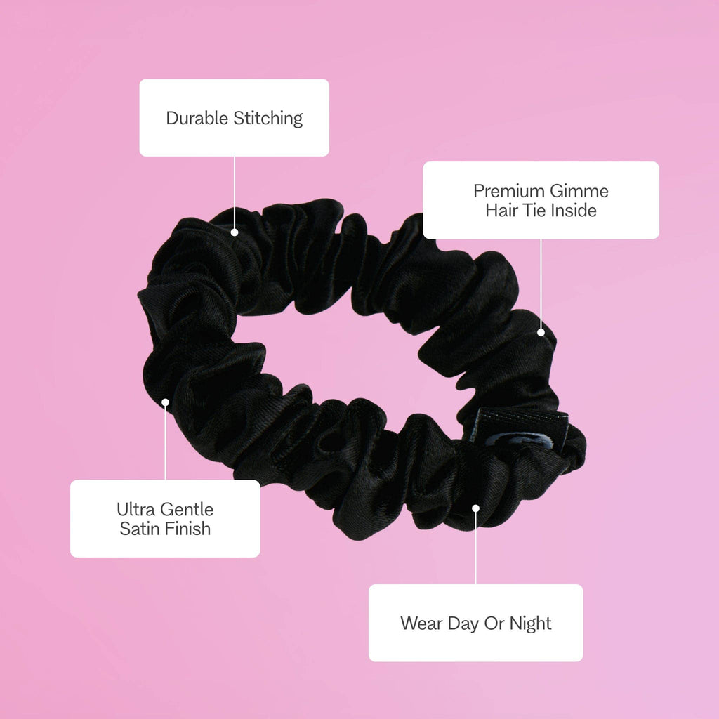 Satin Scrunchies For Fine or Thinner Hair - All Set