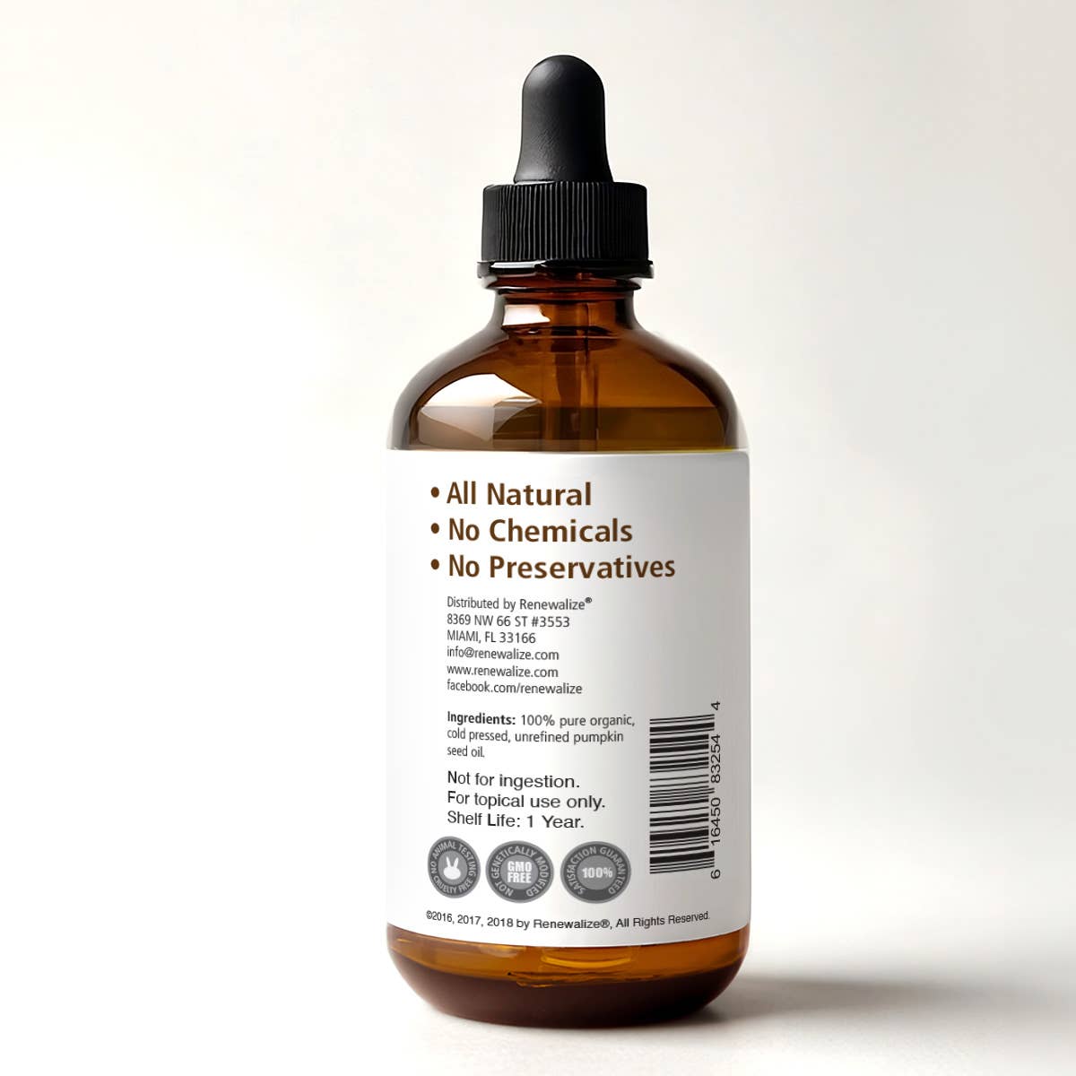 Organic Pumpkin Seed Oil Anti Aging Facial Oil { 4 fl oz