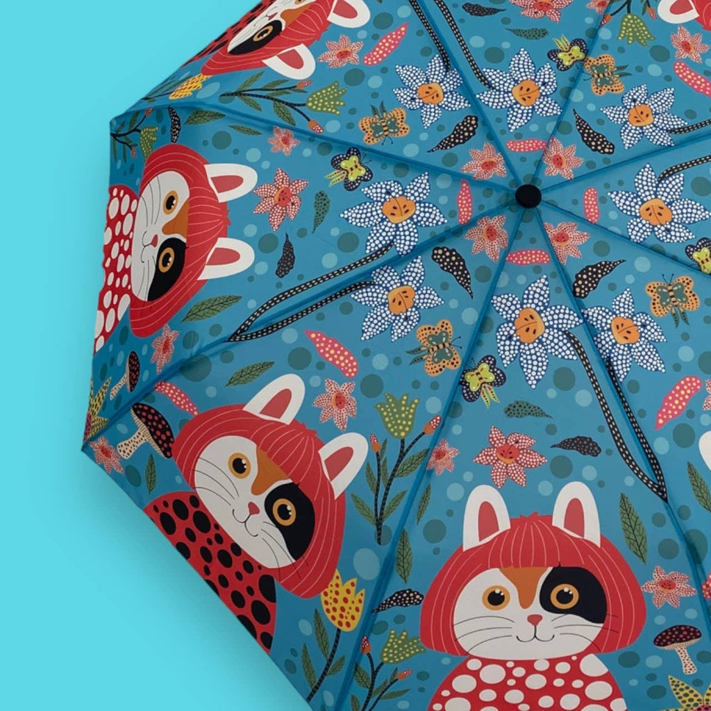 Museum Collection- Yayoi  Kusameow Kitty Cat Umbrella