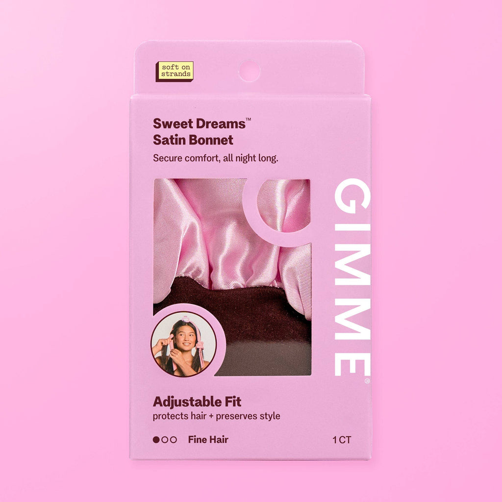 Satin Sleep Bonnet For Shorter Hair - Sweet Dreams