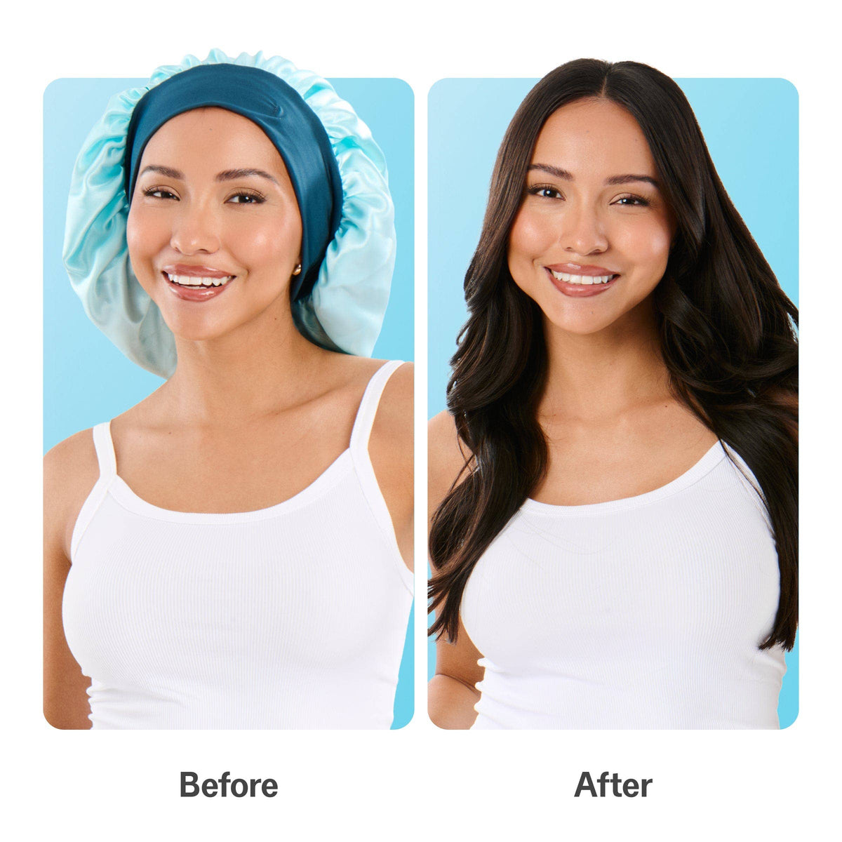 Satin Sleep Bonnet For Mid-Length Hair - Sweet Dreams