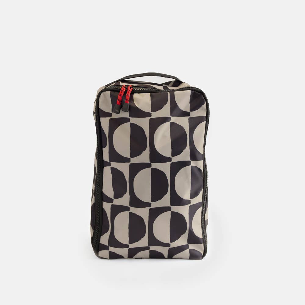 Mono Circle Geo Zip Bag Organiser