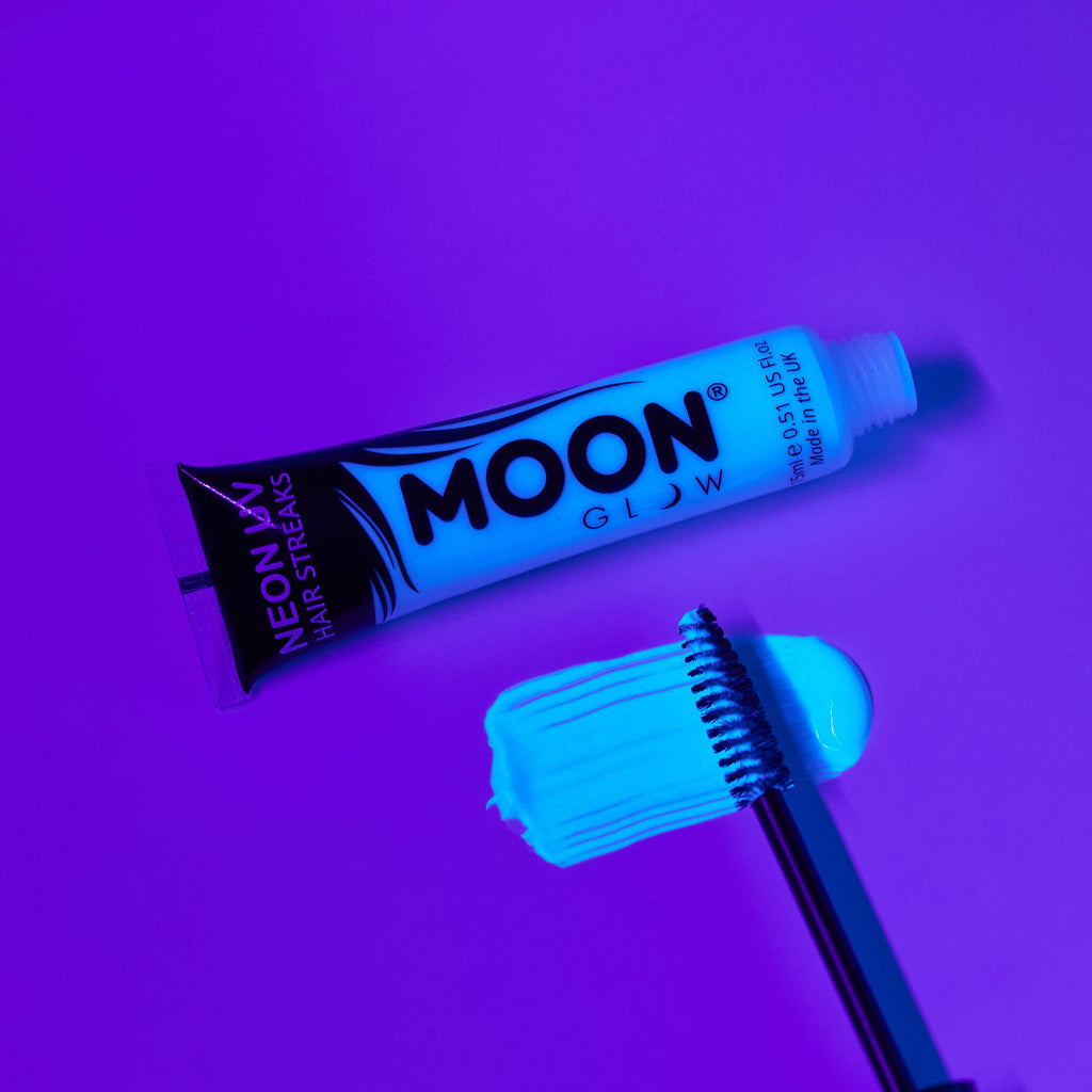Neon UV Glow Blacklight Hair Streaks