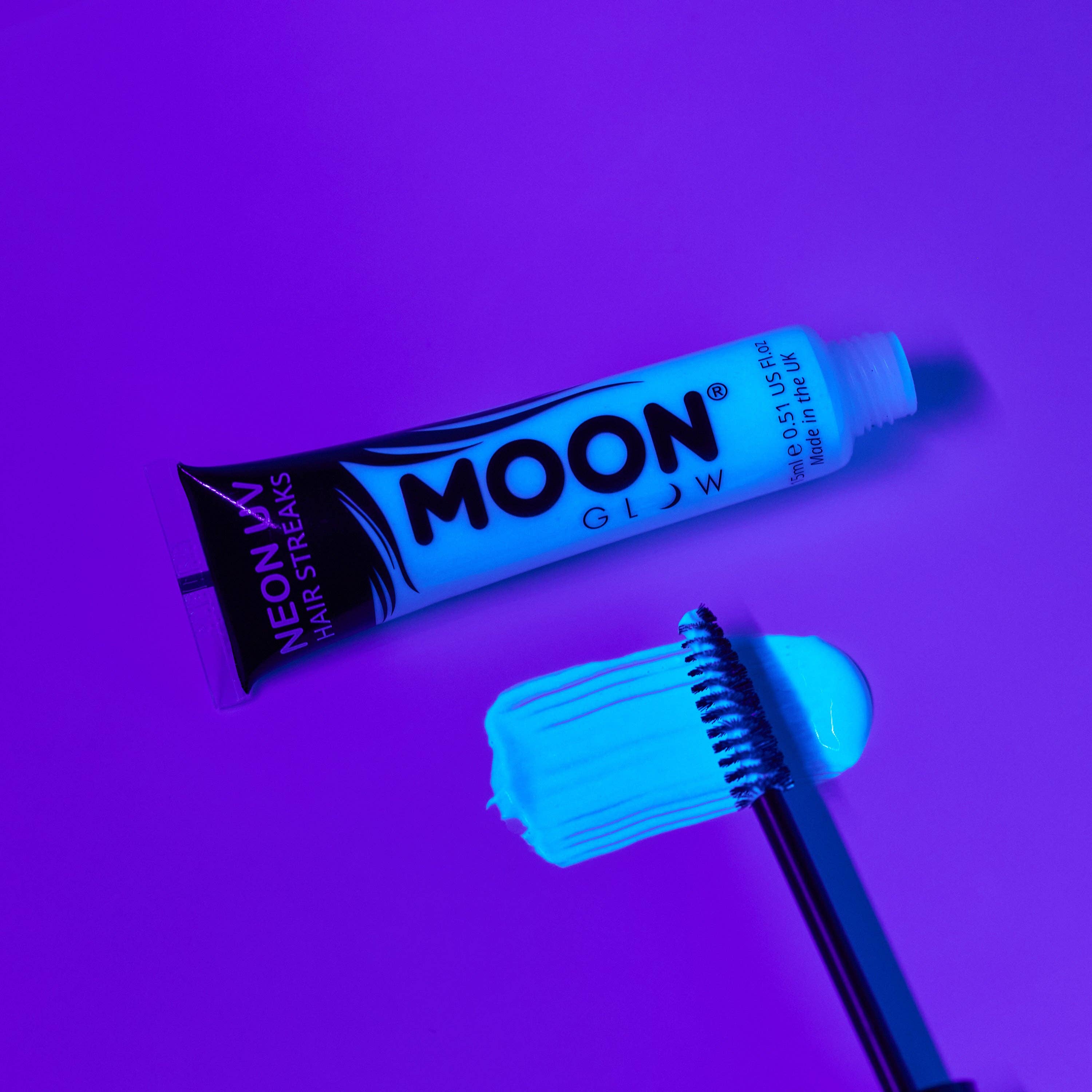 Neon UV Glow Blacklight Hair Streaks