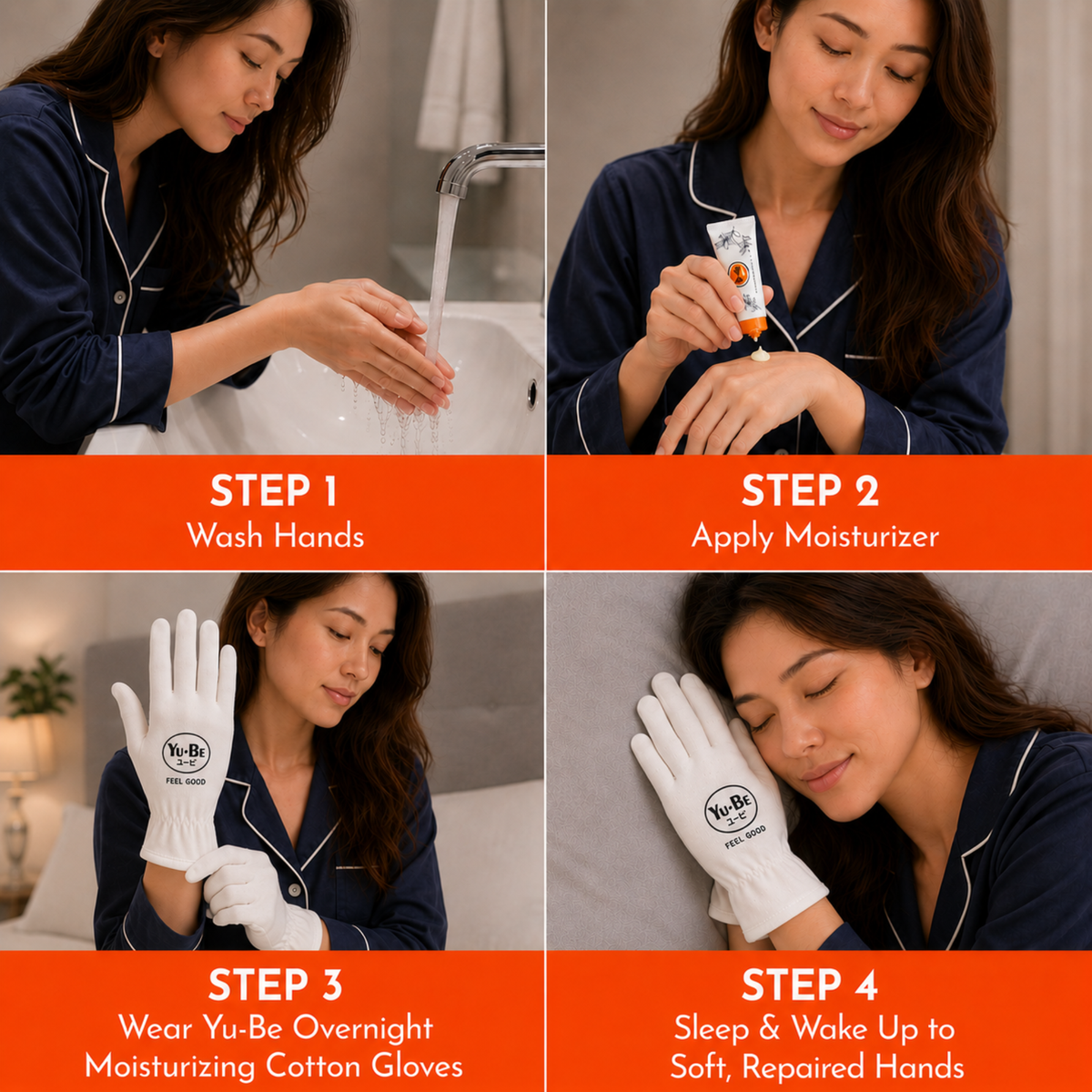 Overnight Moisturizing Gloves (Medium)