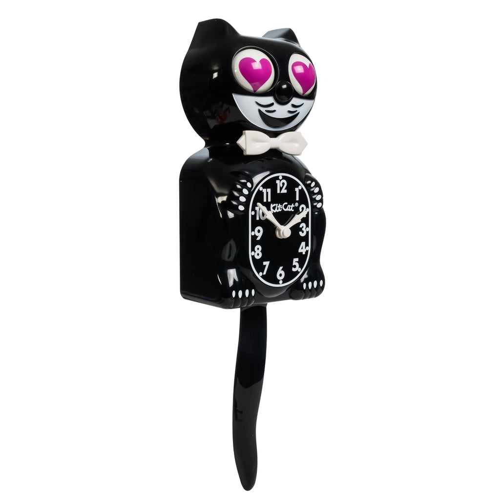 Classic Black Kit Cat Klock - Magenta Heart Limited Edition