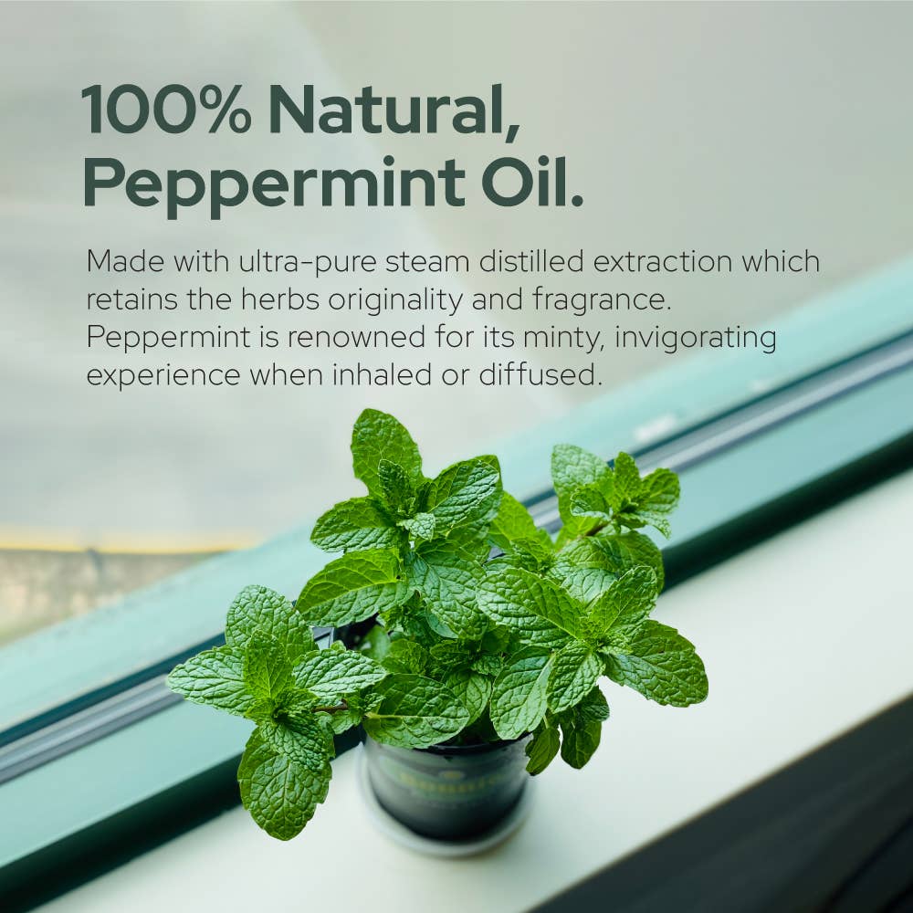 Pure Peppermint Essential Oil - Therapeutic Grade -  Sizes
