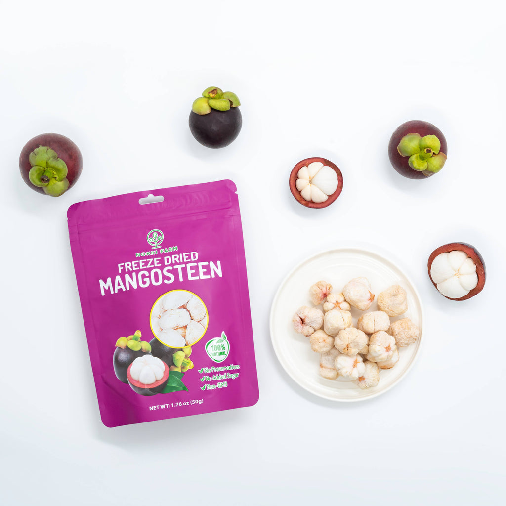 NOKKI FARM Freeze Dried Mangosteen Crisps - No Added Sugar