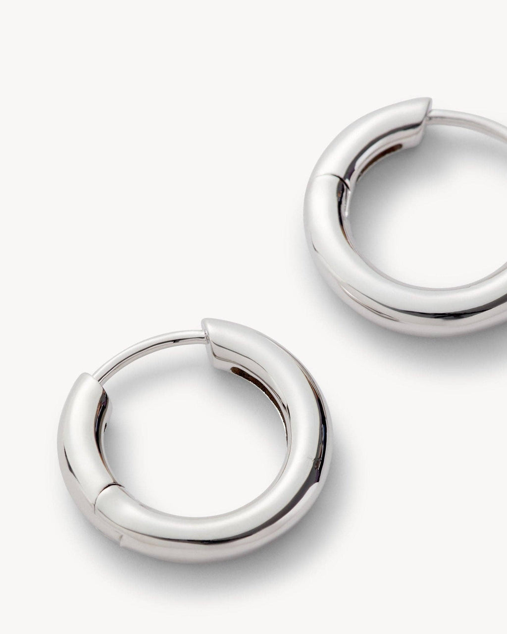 Petite Hoops in Silver