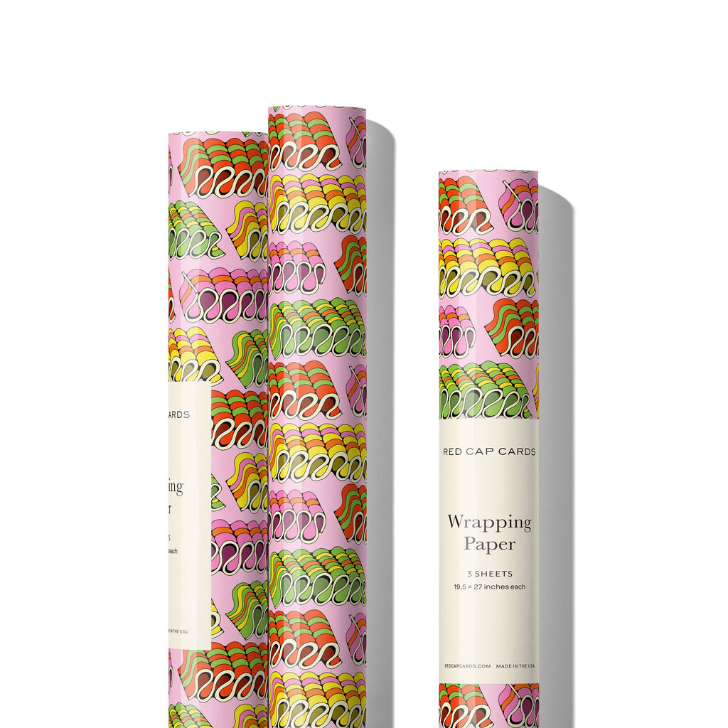Candy Ribbons holiday wrapping paper