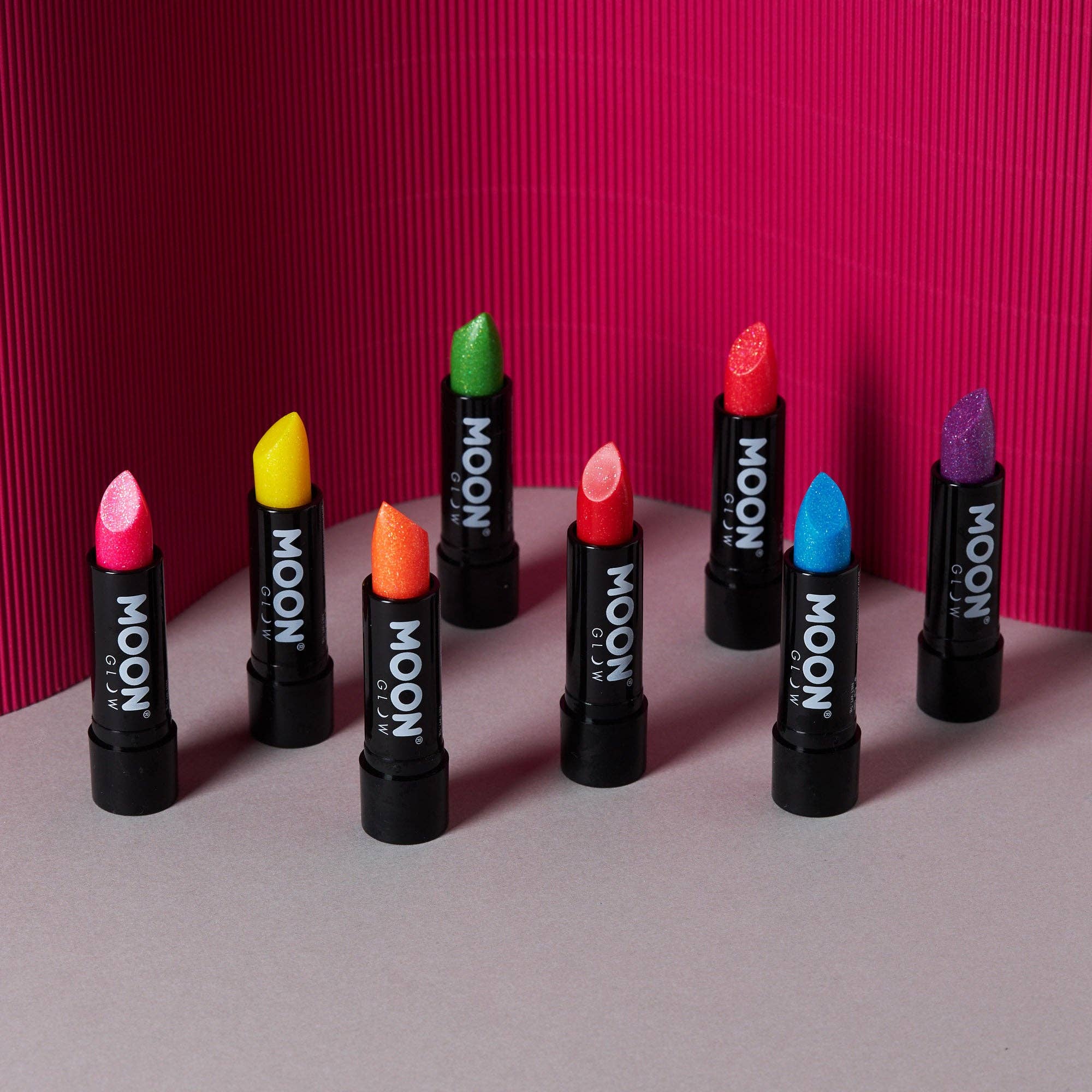 Neon UV Glow Blacklight Glitter Lipstick