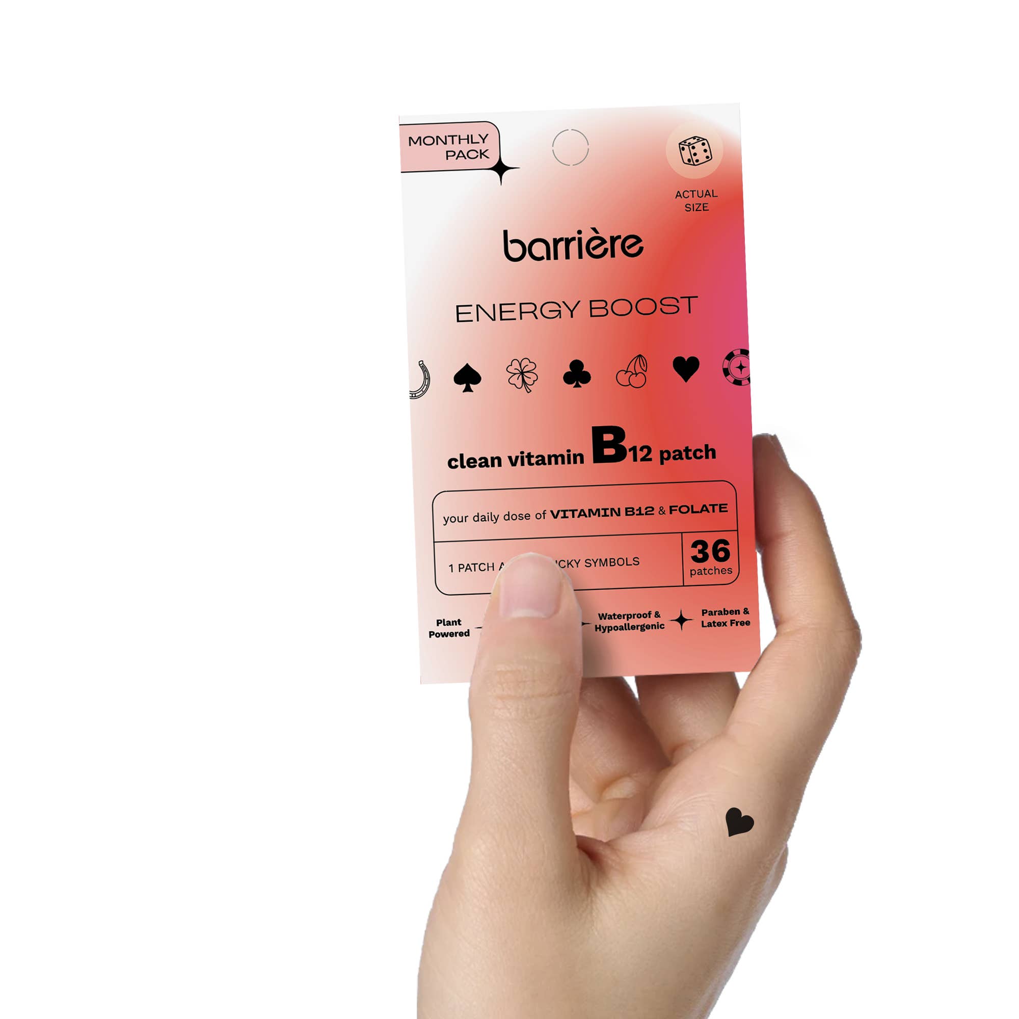ENERGY BOOST VITAMIN B12 PATCH - LUCKY