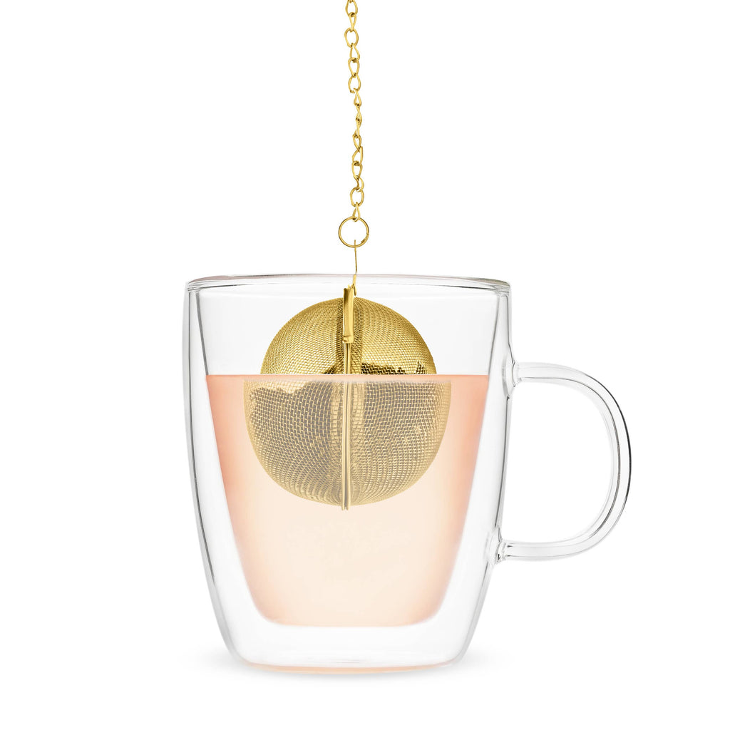 Gold-Plated Stainless Steel Tea Infuser