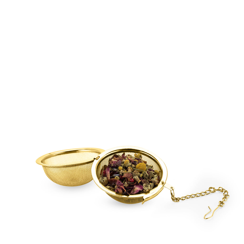 Gold-Plated Stainless Steel Tea Infuser