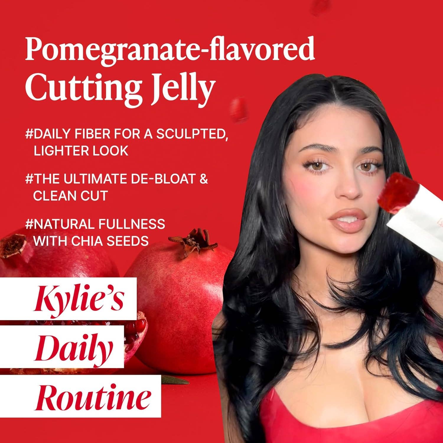 FOODOLOGY Coleology Cutting Stick Jelly (Pomegranate) 10 Sticks