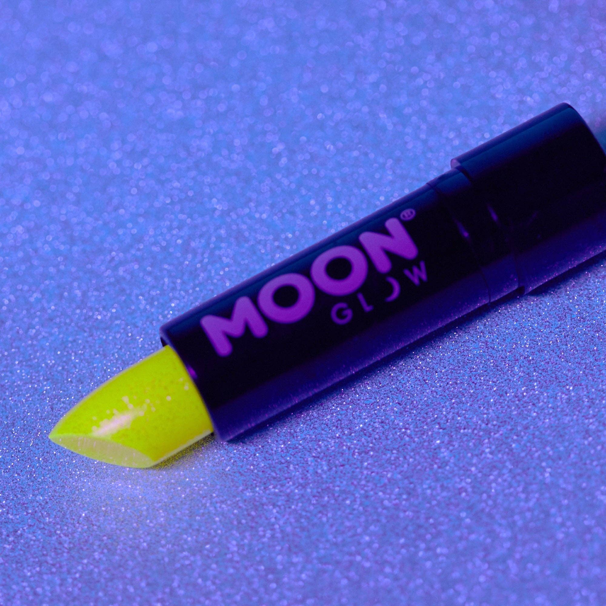 Neon UV Glow Blacklight Glitter Lipstick