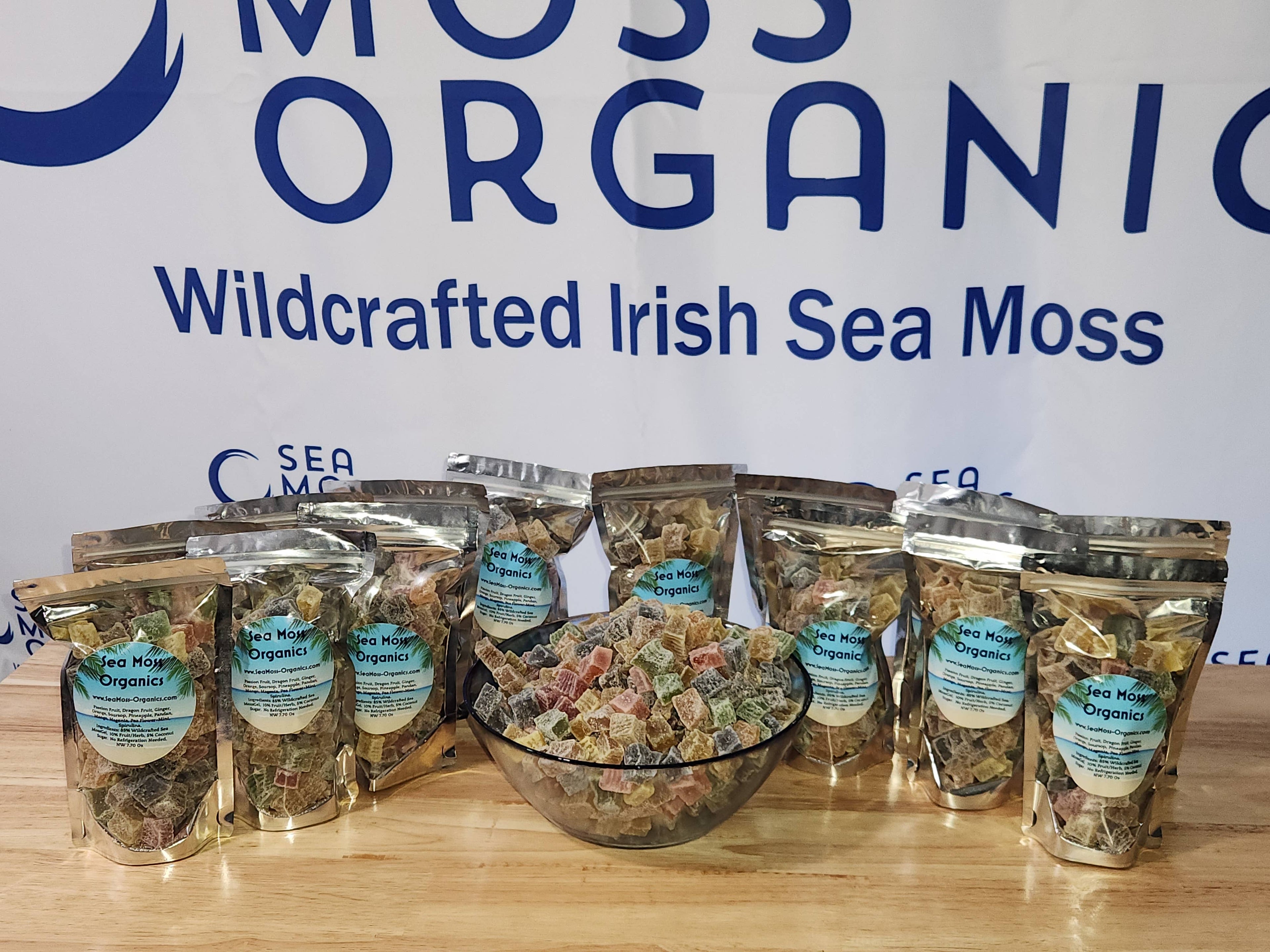 Sea Moss Gummies with Organic Fruits