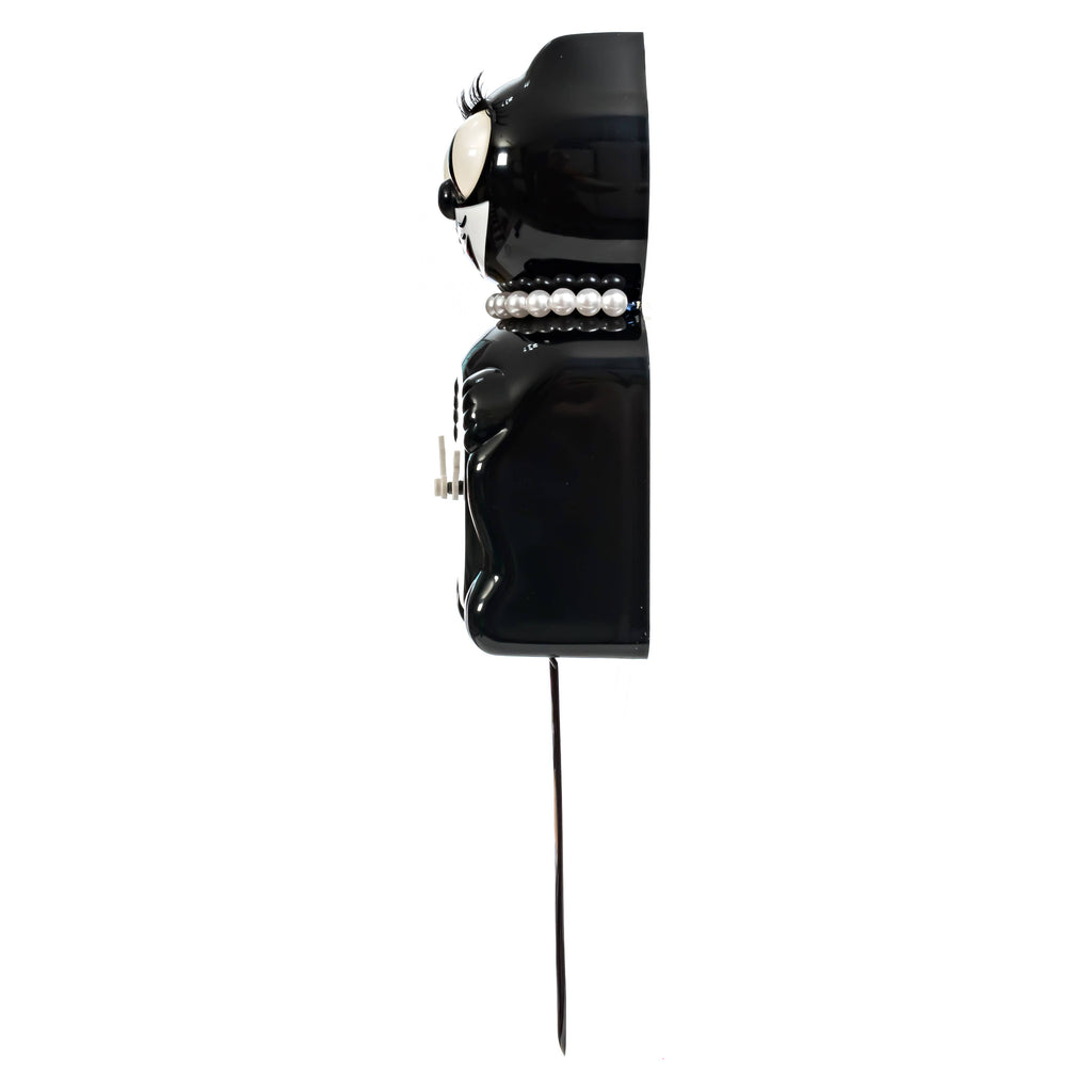 Classic Black Lady Kit Cat Klock