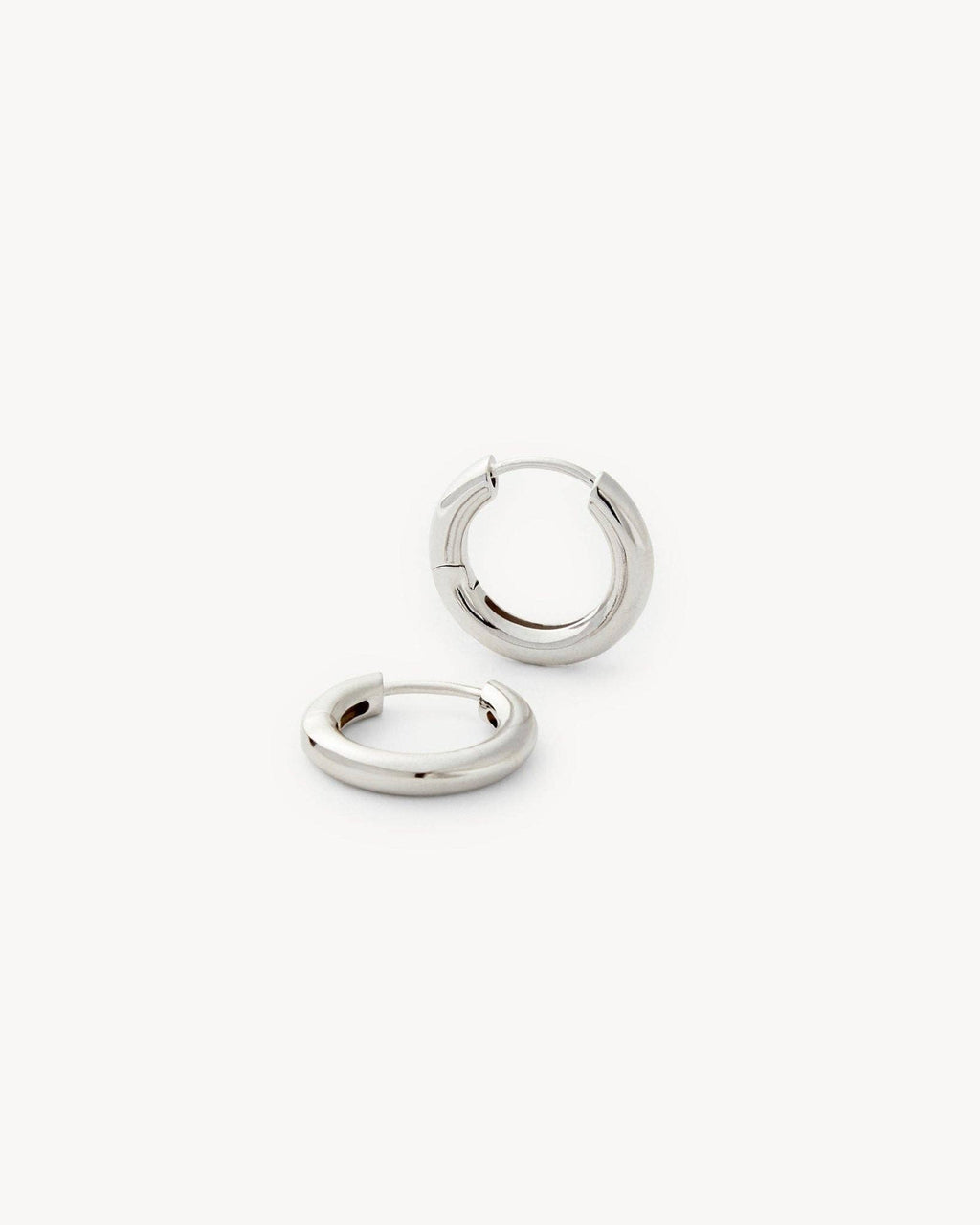 Petite Hoops in Silver