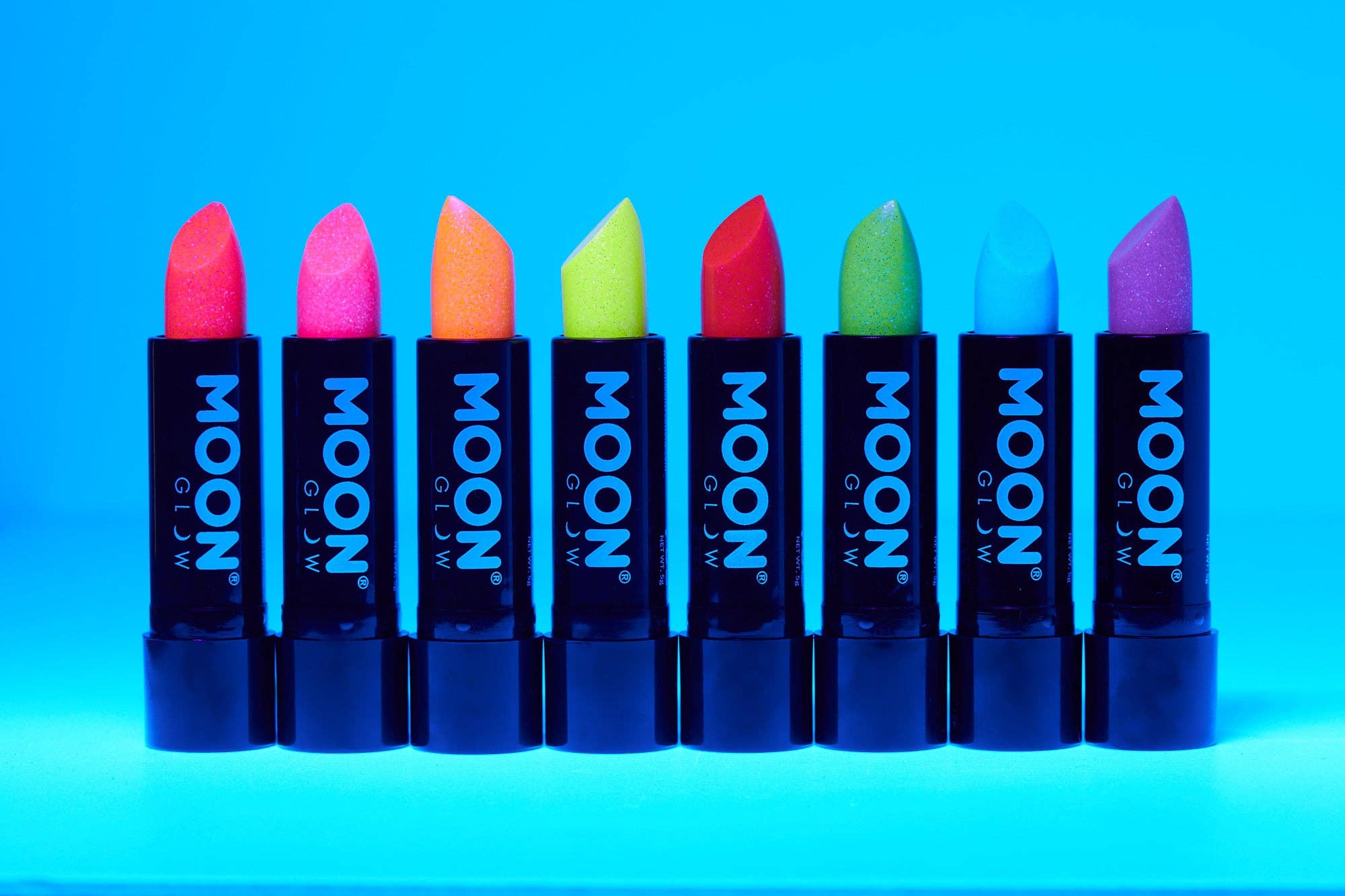 Neon UV Glow Blacklight Glitter Lipstick
