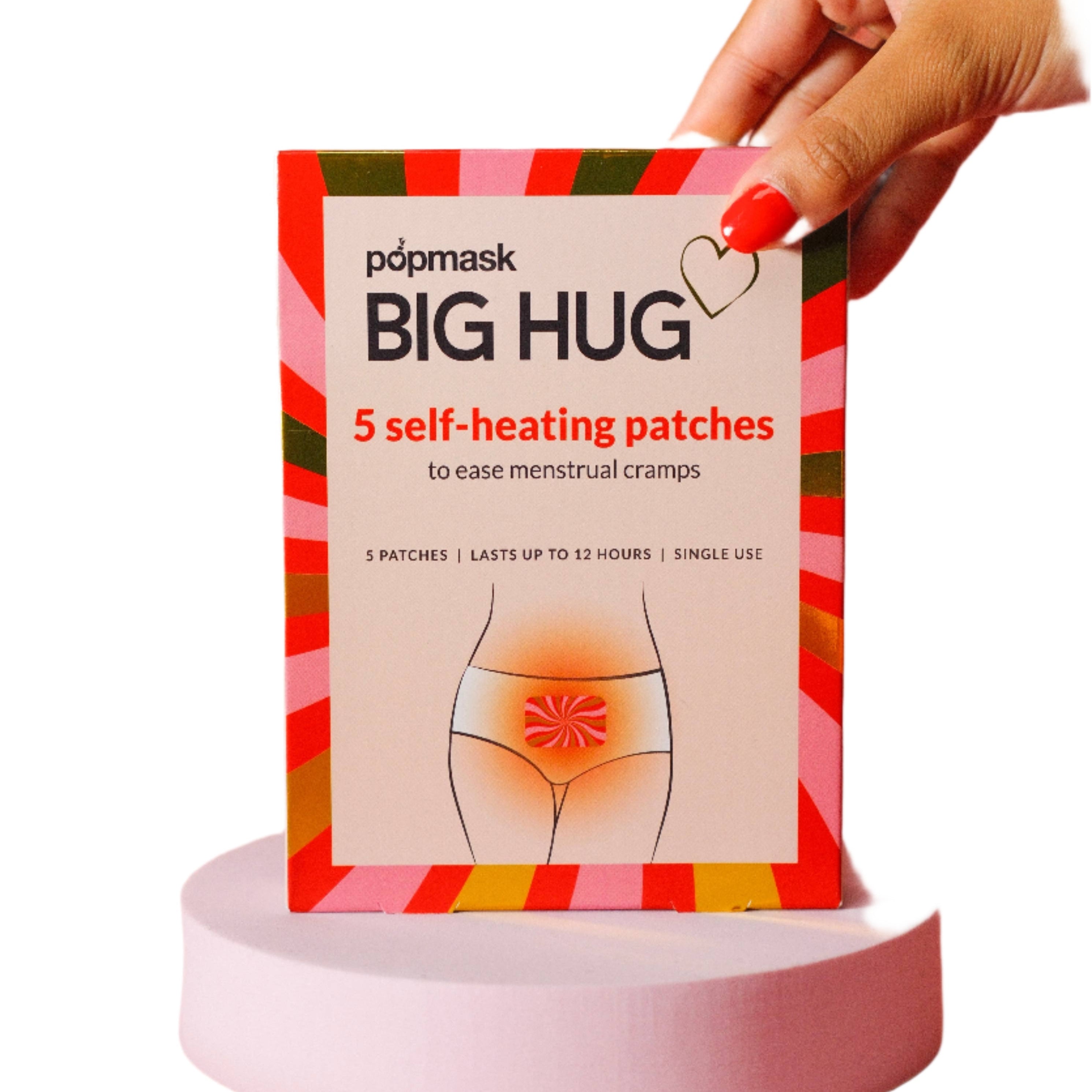Big Hug Self Heating Menstrual Cramp Relief Patches