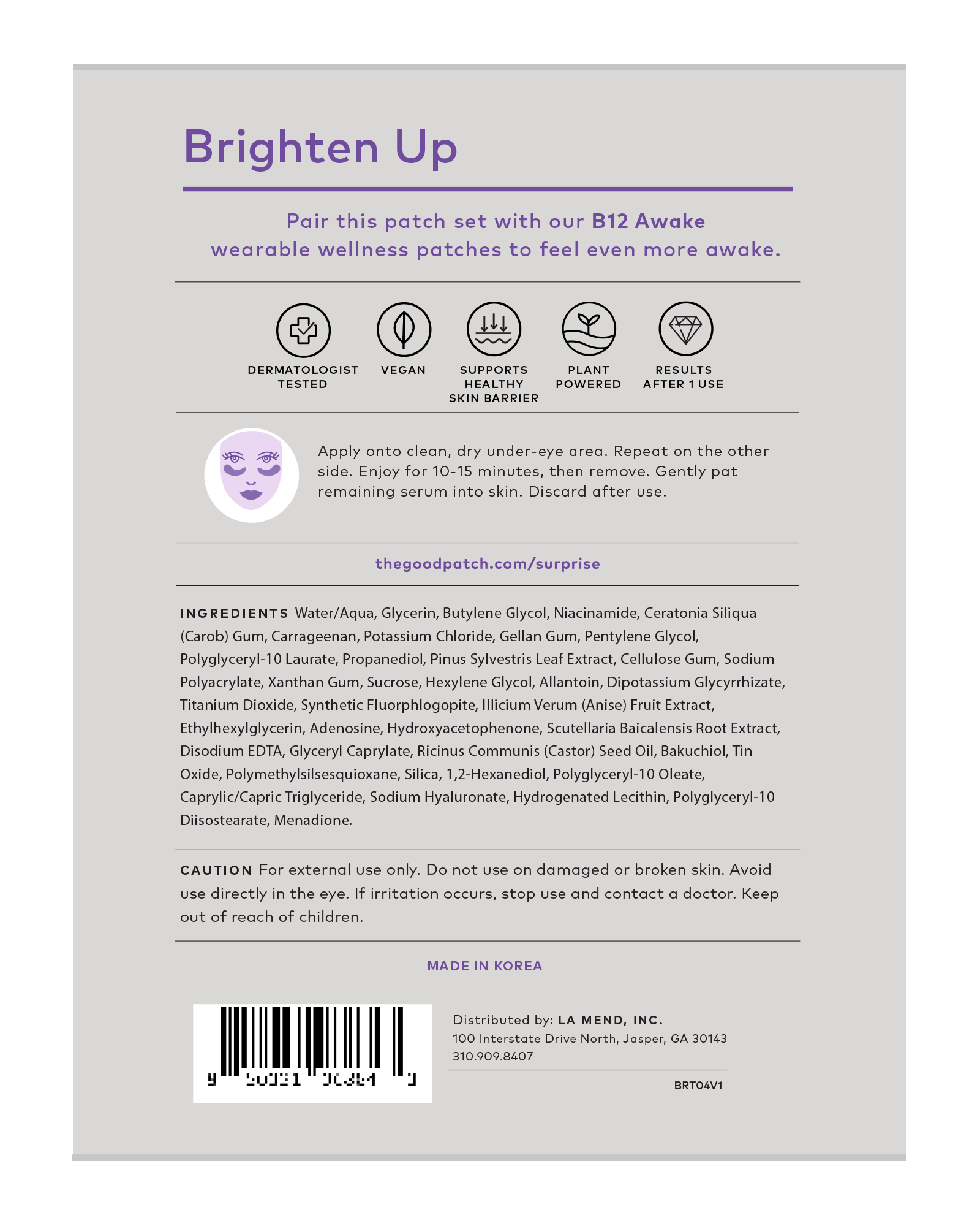 Brighten-Up Hydrogel Undereye Patches