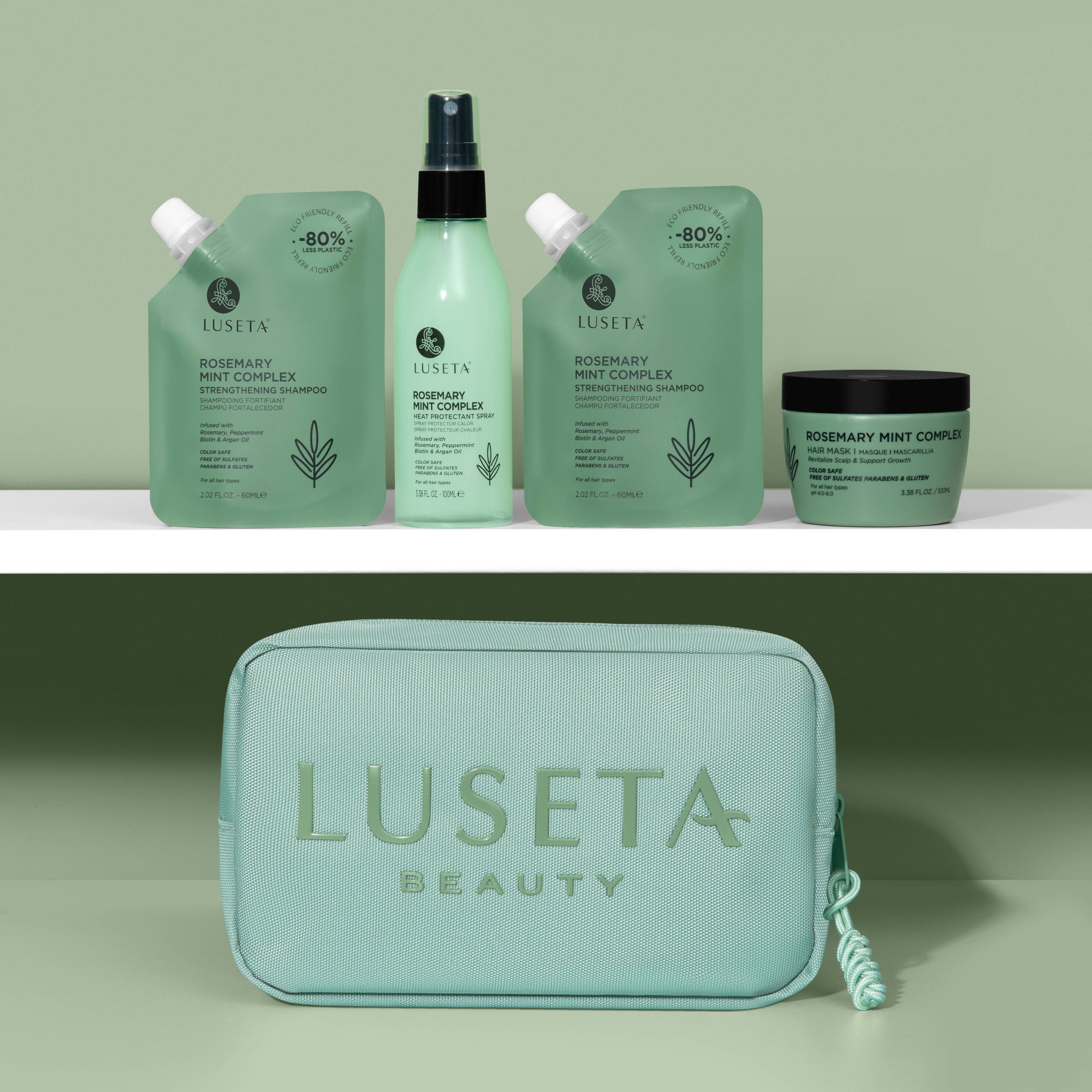 Rosemary Mint Jet-Set Hair Refresh Kit