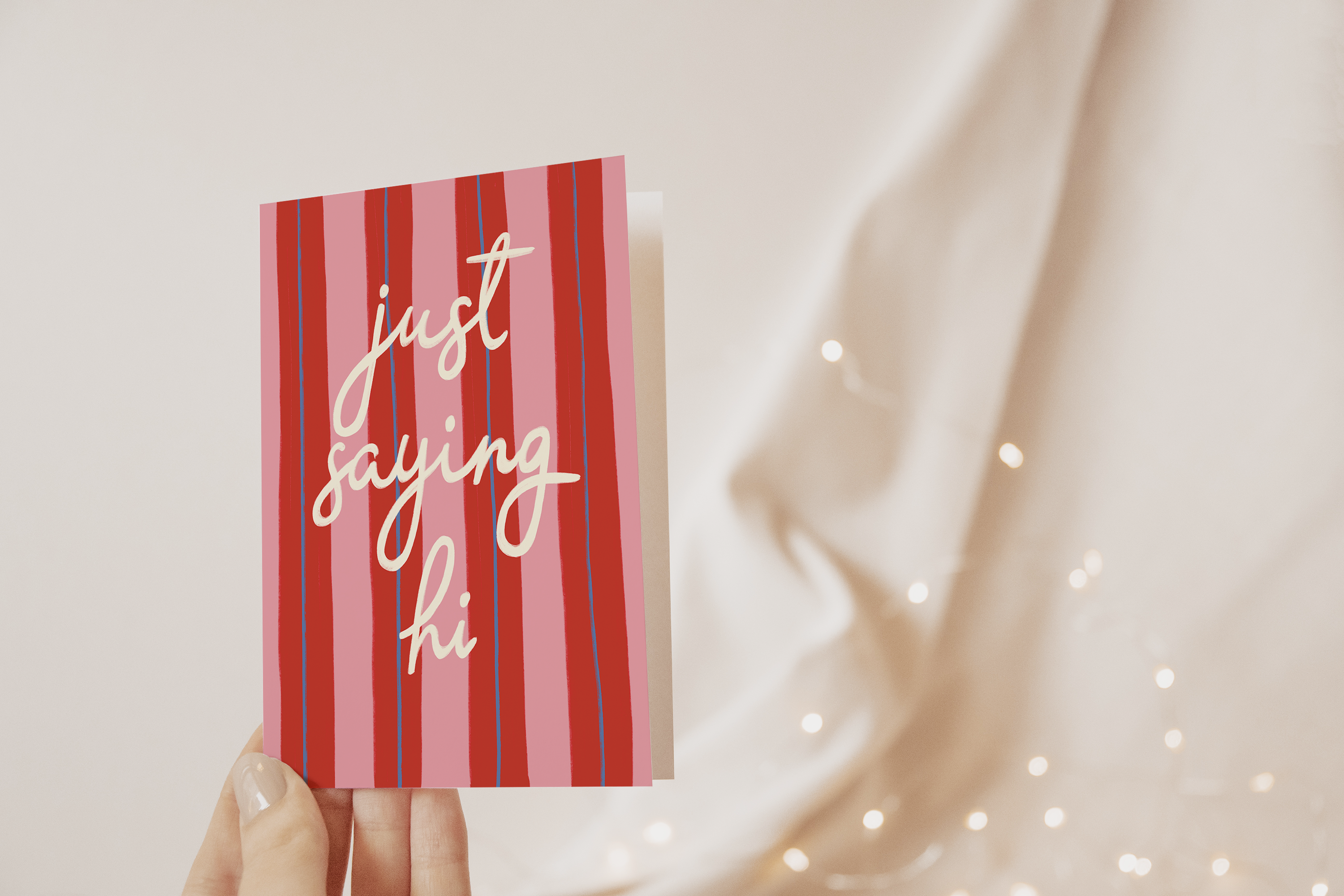 Just Saying Hi Card