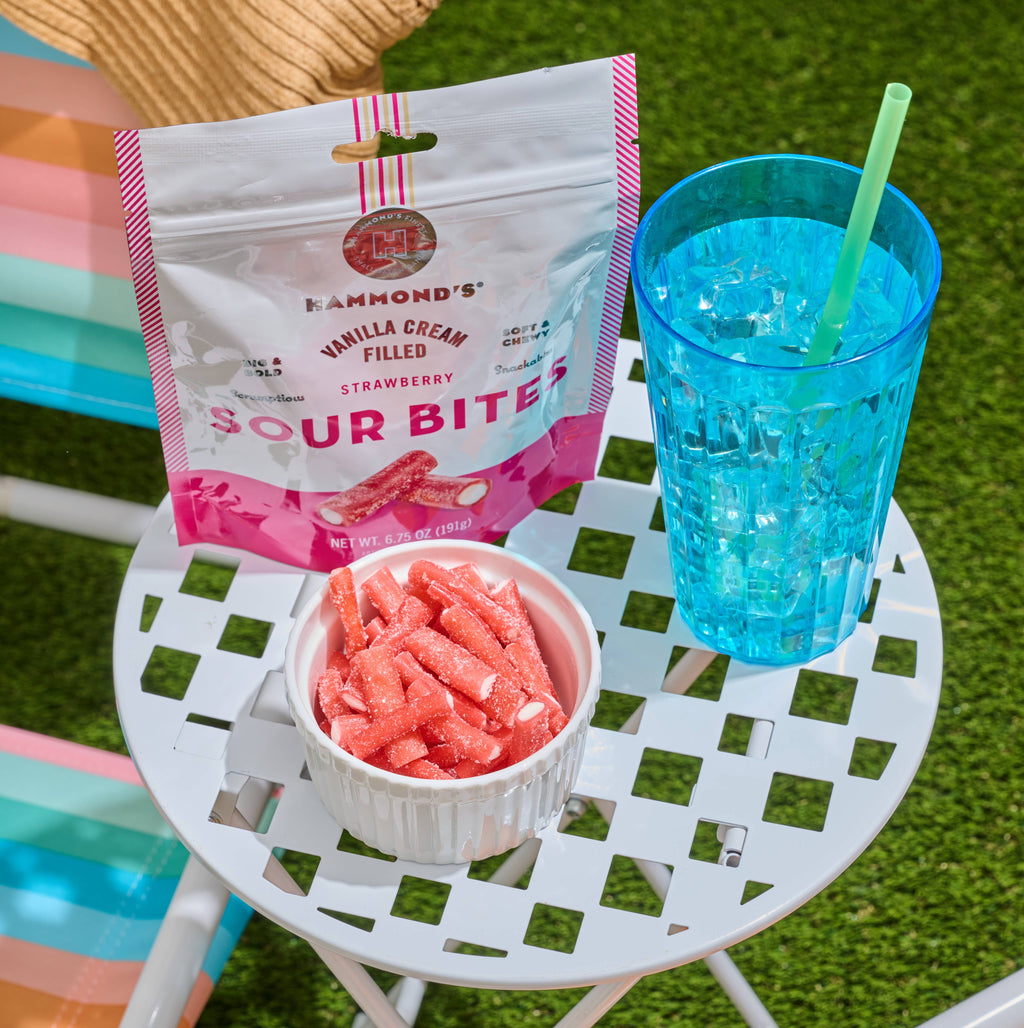 Sweet & Sour Bites - Strawberry w/ Vanilla Cream