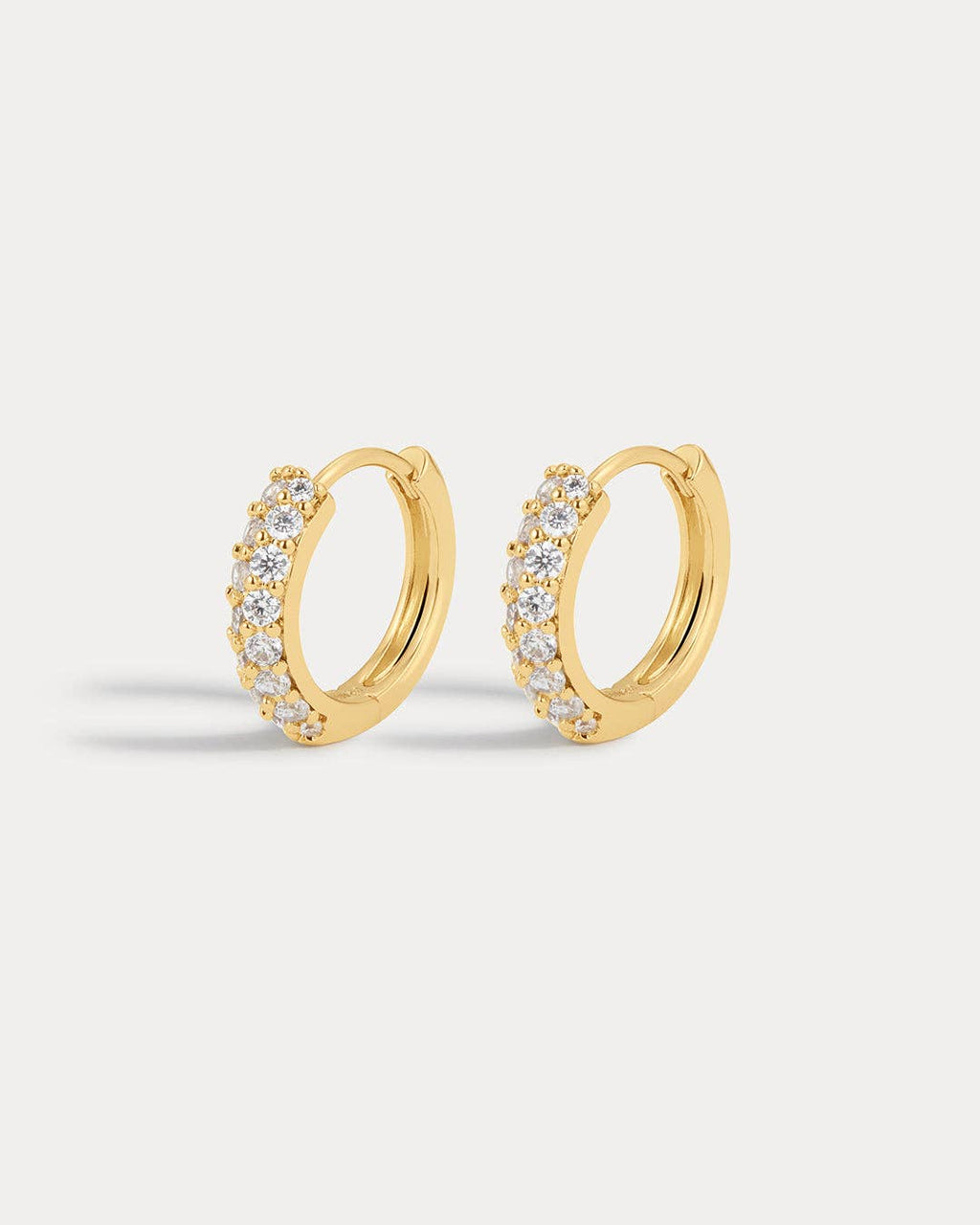 Baby Pave Huggies- Gold